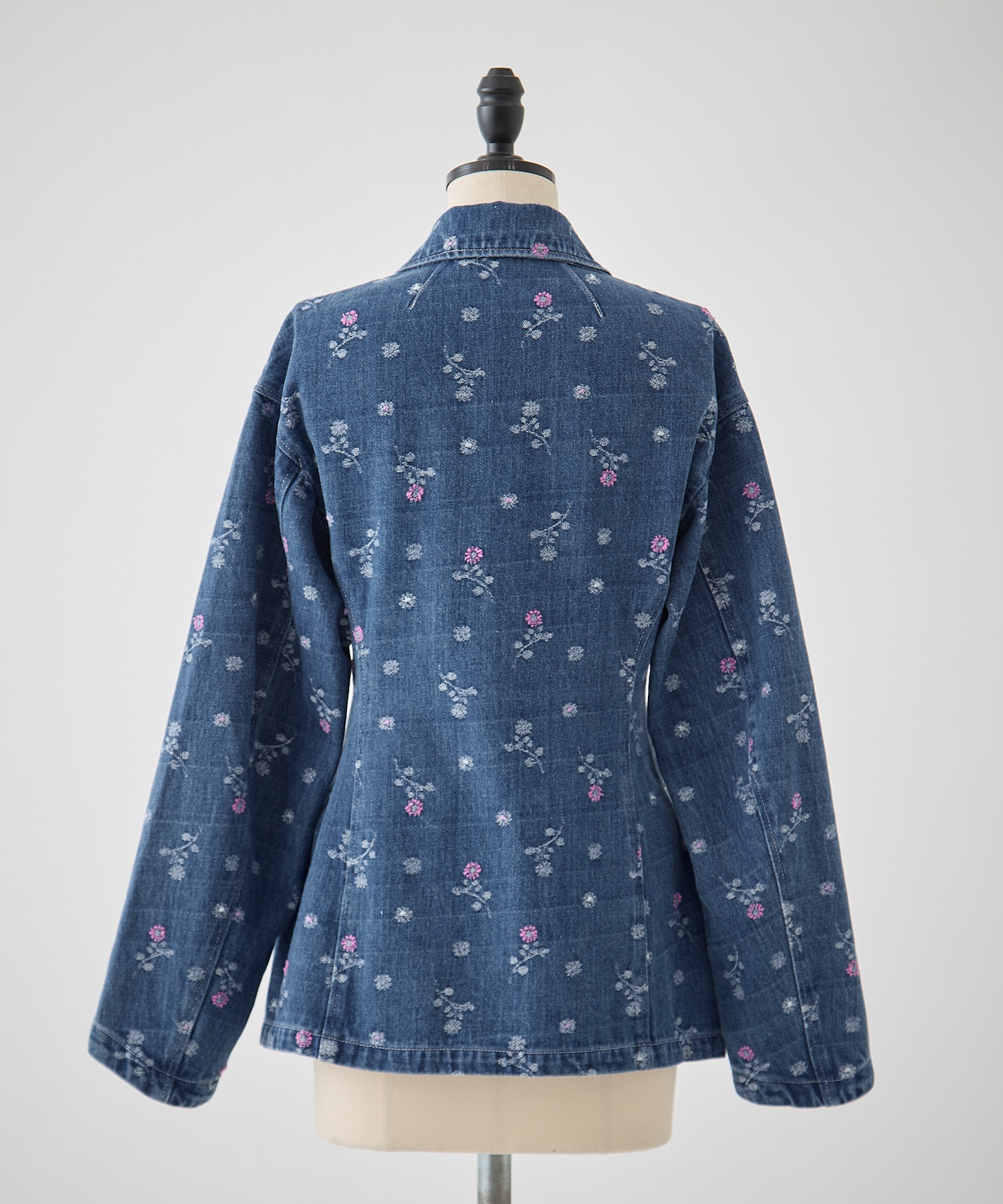 Floral Jacquard Denim Jacket Mame Kurogouchi