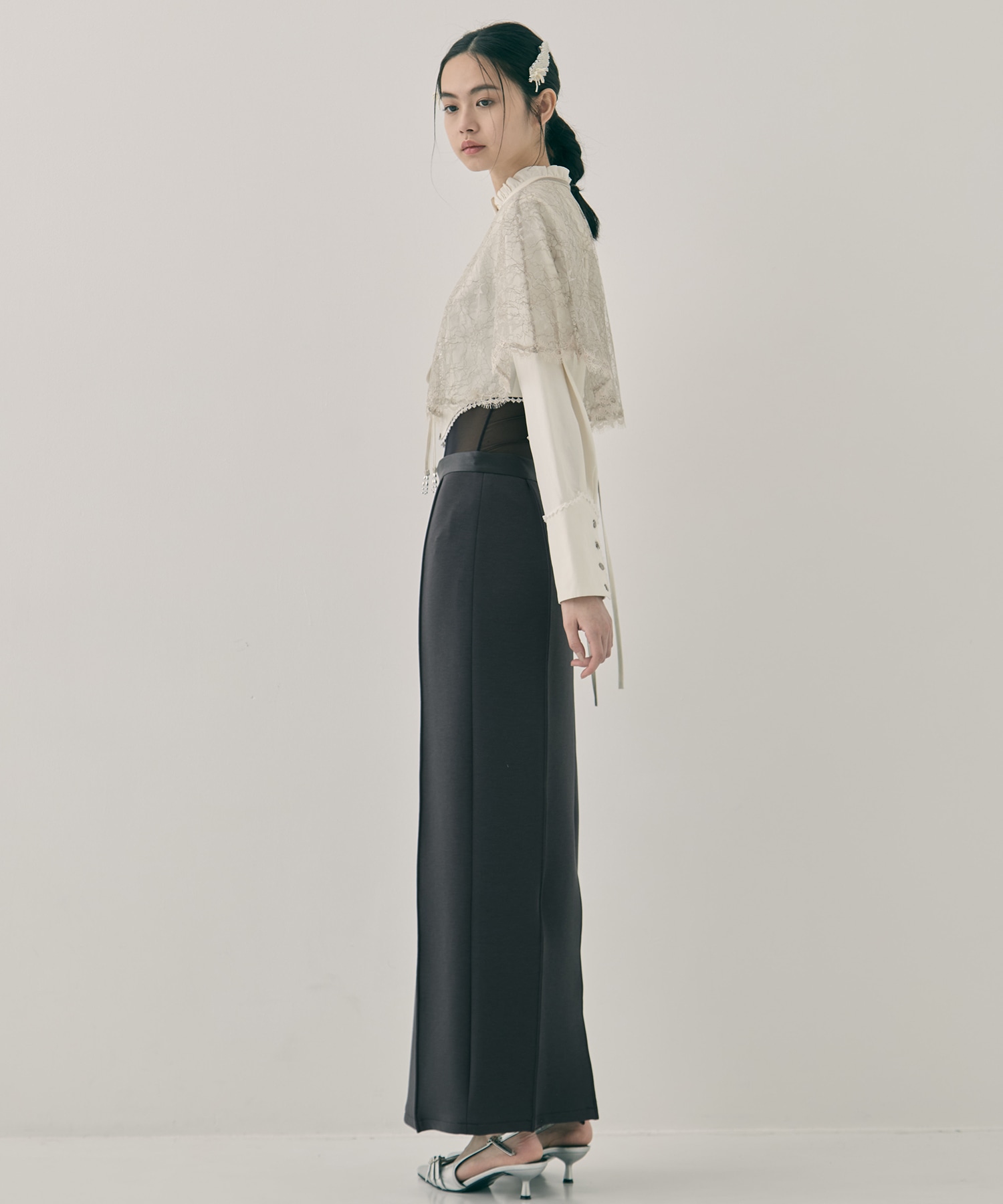 feather beads barrette right tanakadaisuke