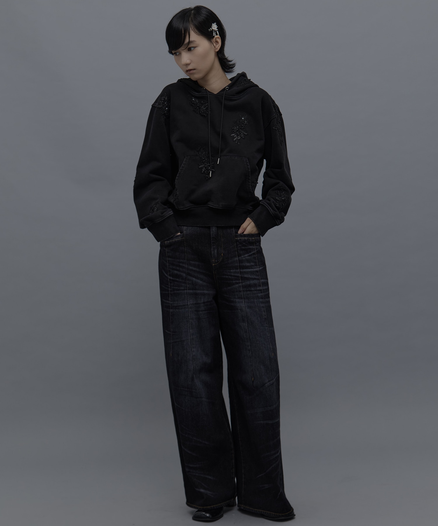 crystal hair clip left tanakadaisuke