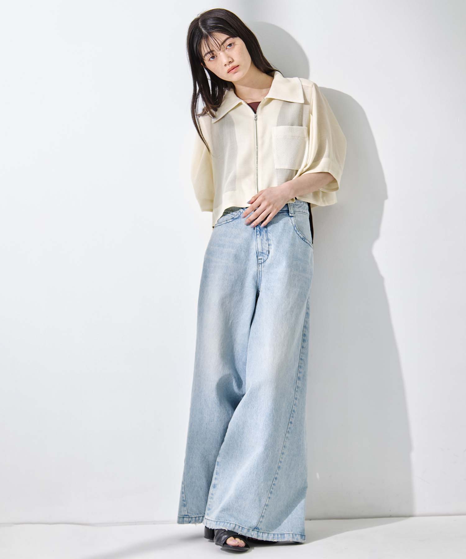 Washable Mesh Blouson 