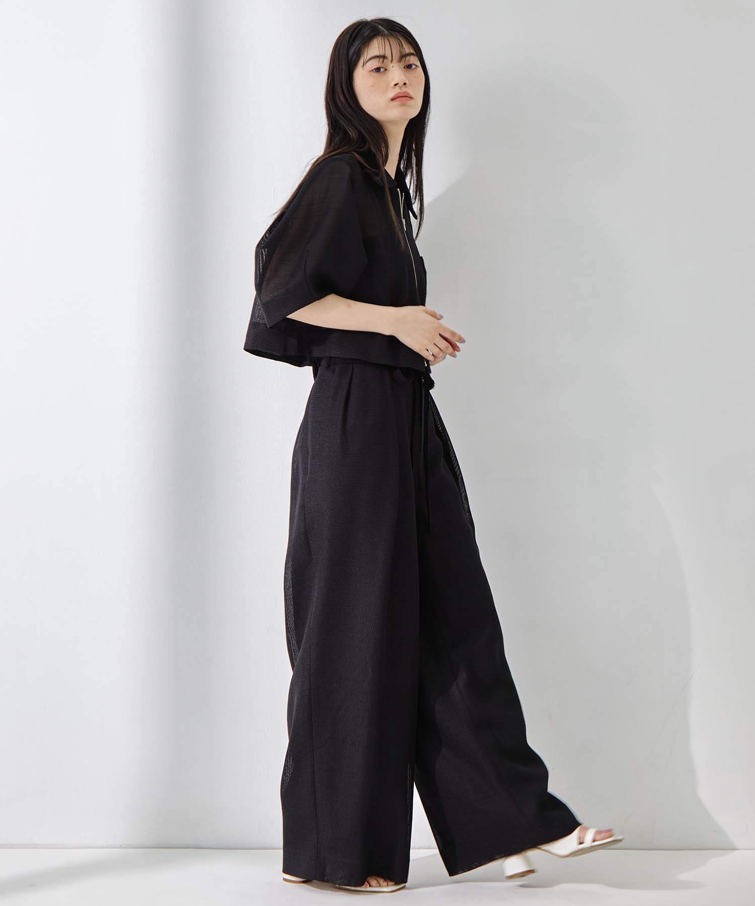 Washable Mesh Blouson 