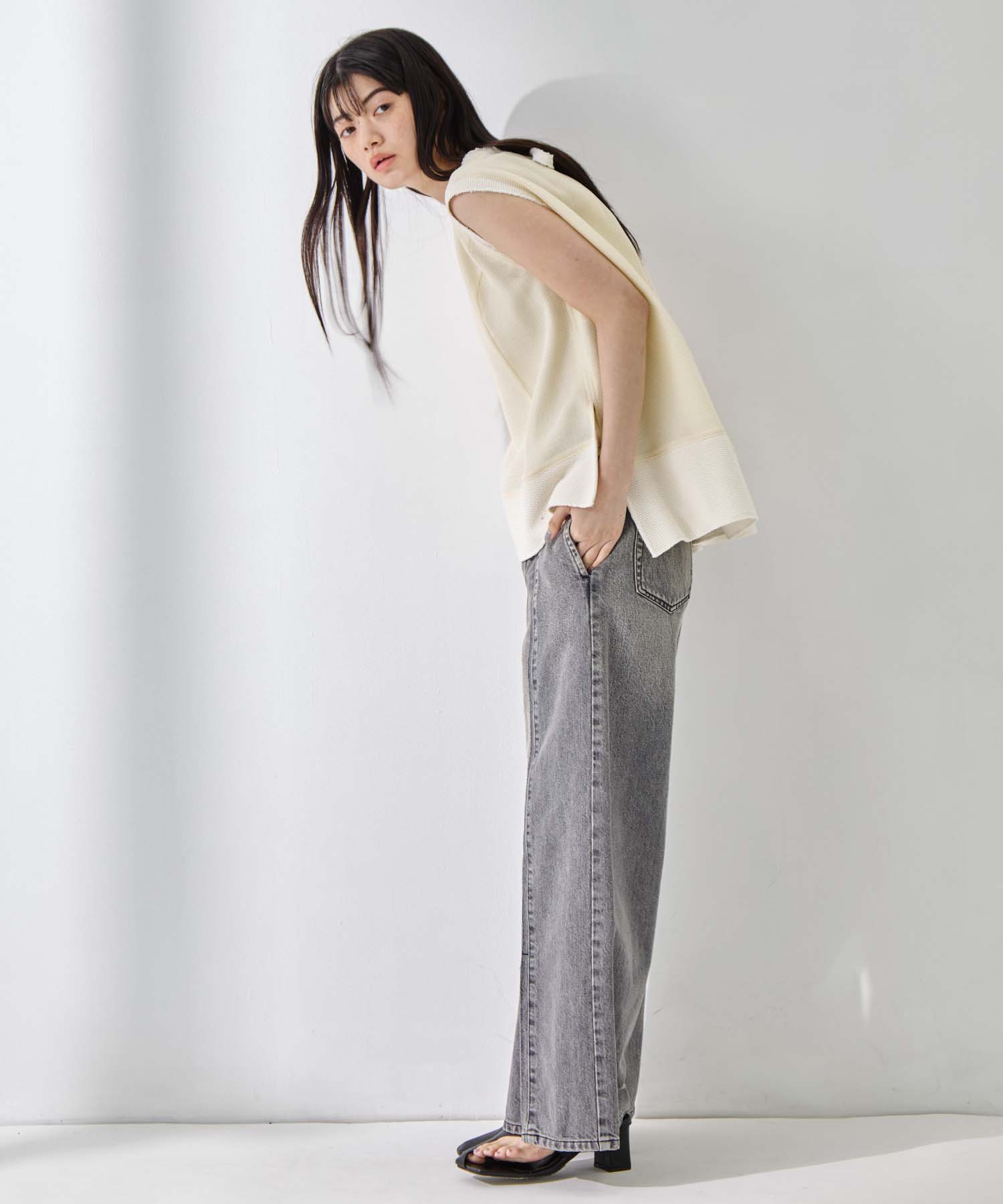 Sleeveless Washable Mesh Blouse 