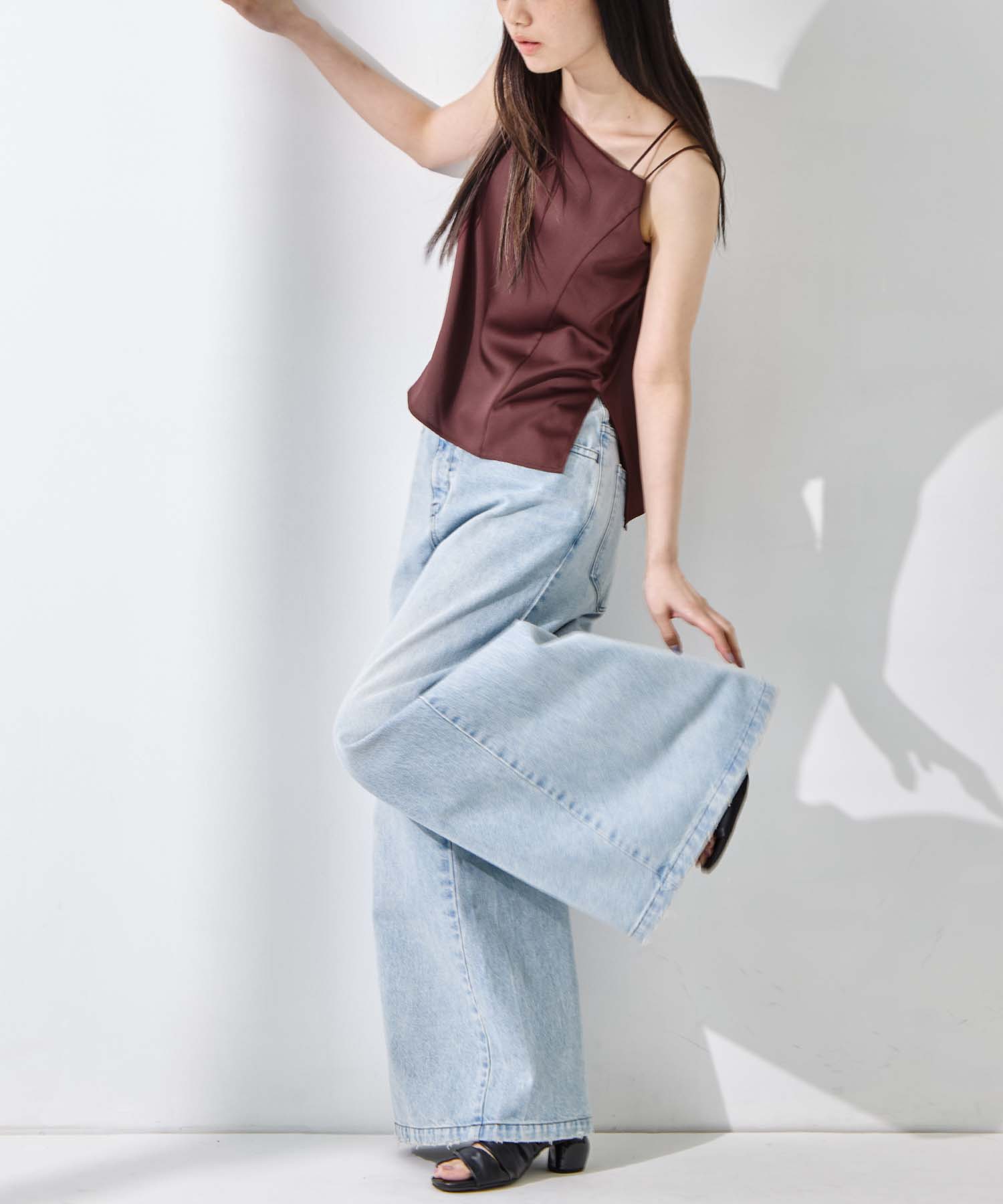 Stretch Satin Padded Camisole 