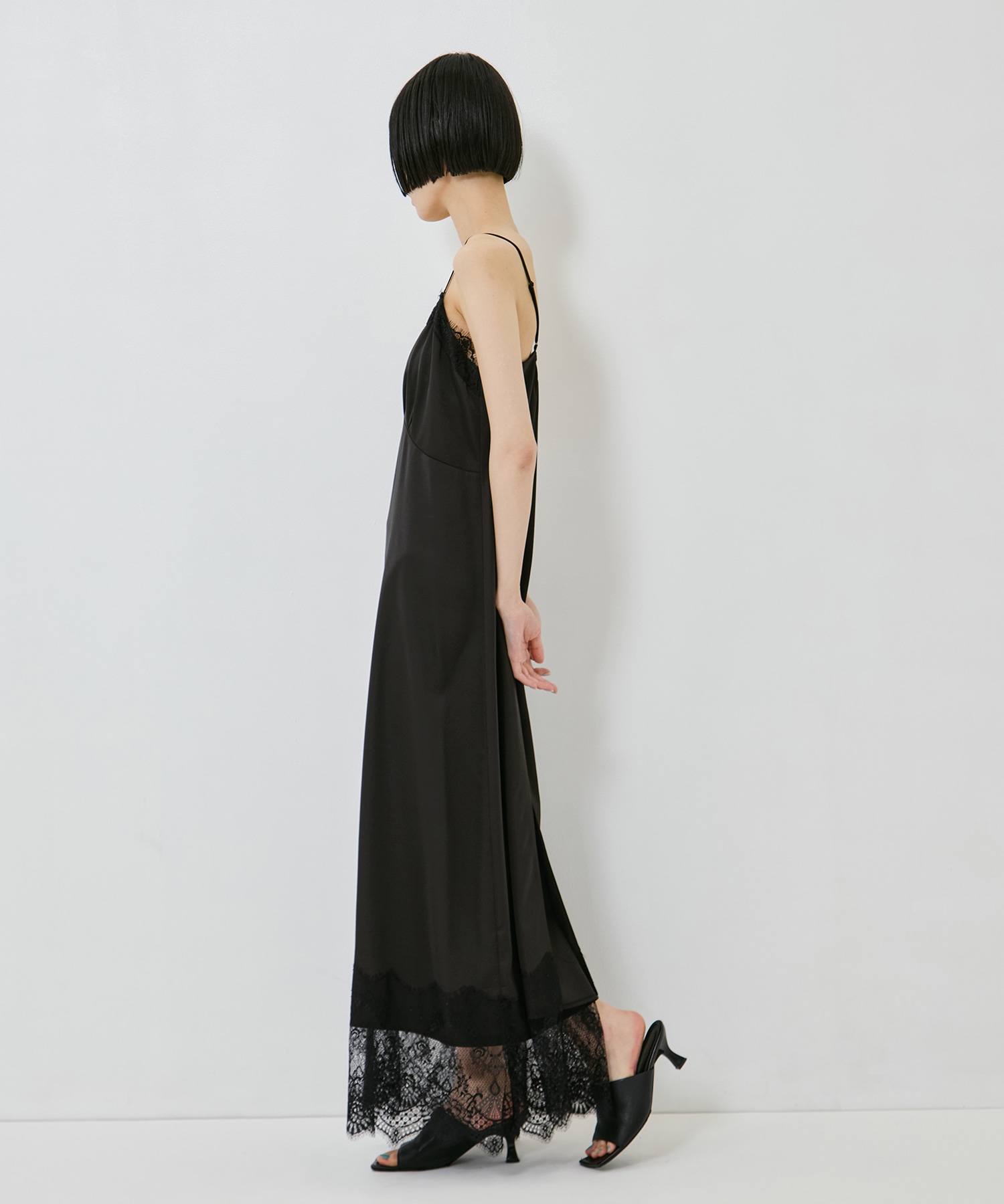 DOT FLOWER VEIL DRESS AMERI