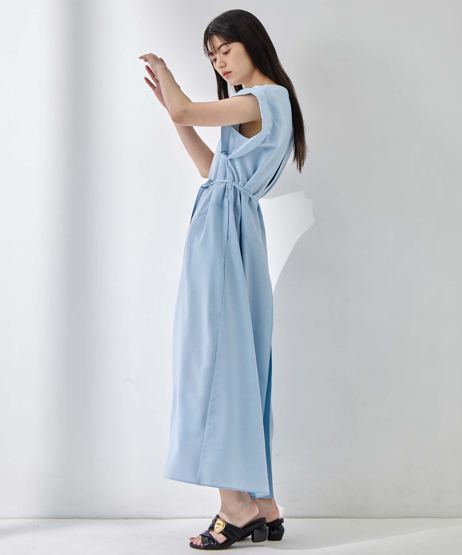 Back Tucked Dress STUDIOUS