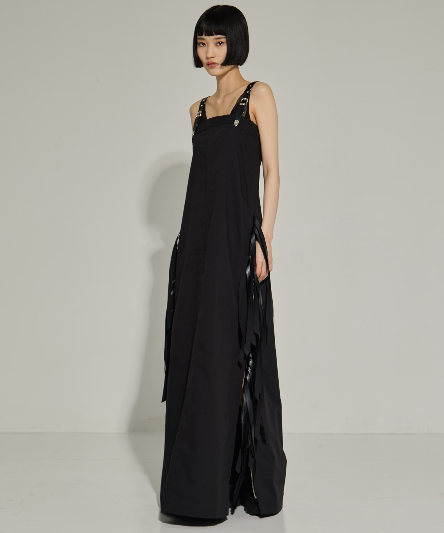 Twill fringe dress 