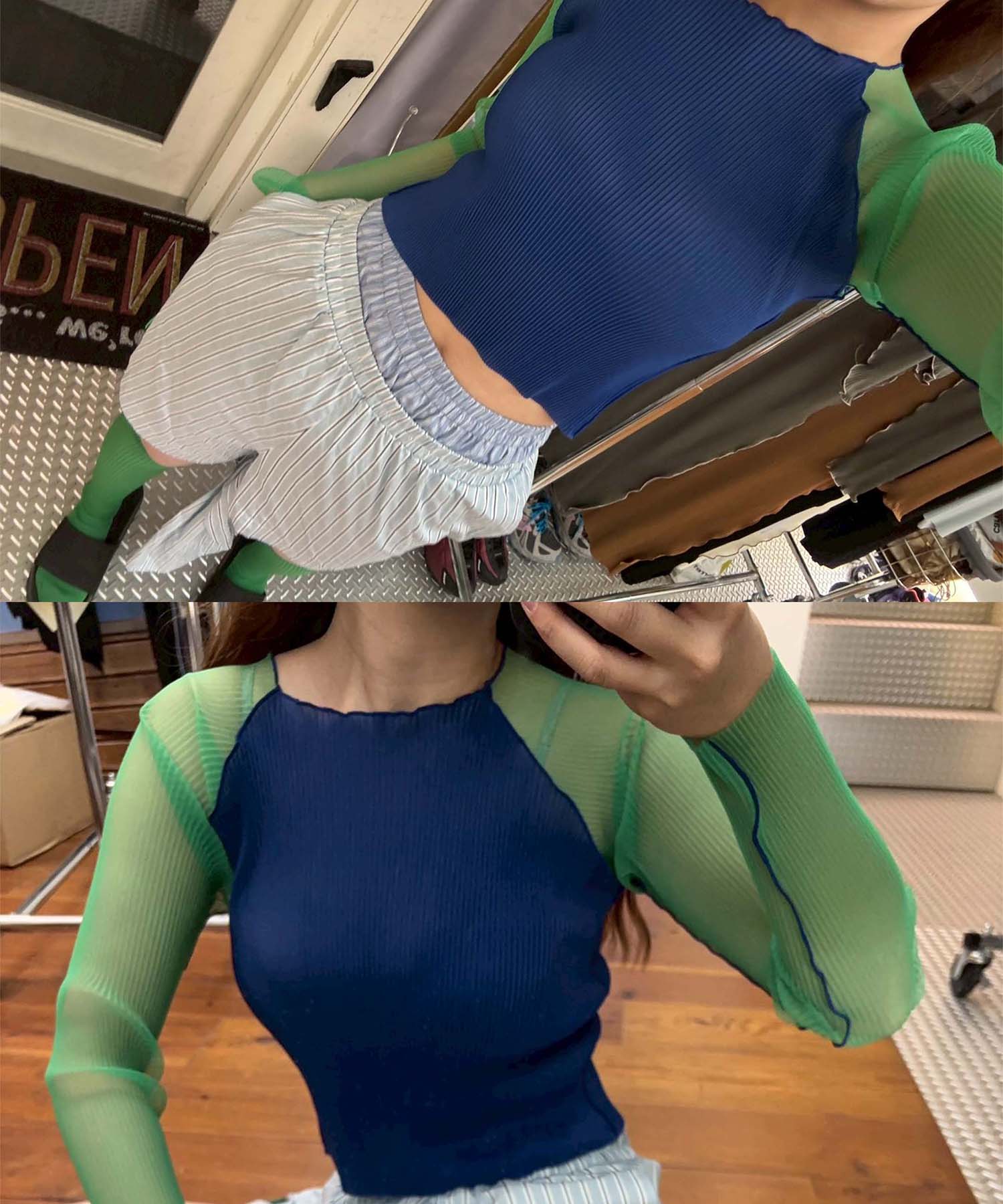 SHEER RAGLAN TOP kotohayokozawa