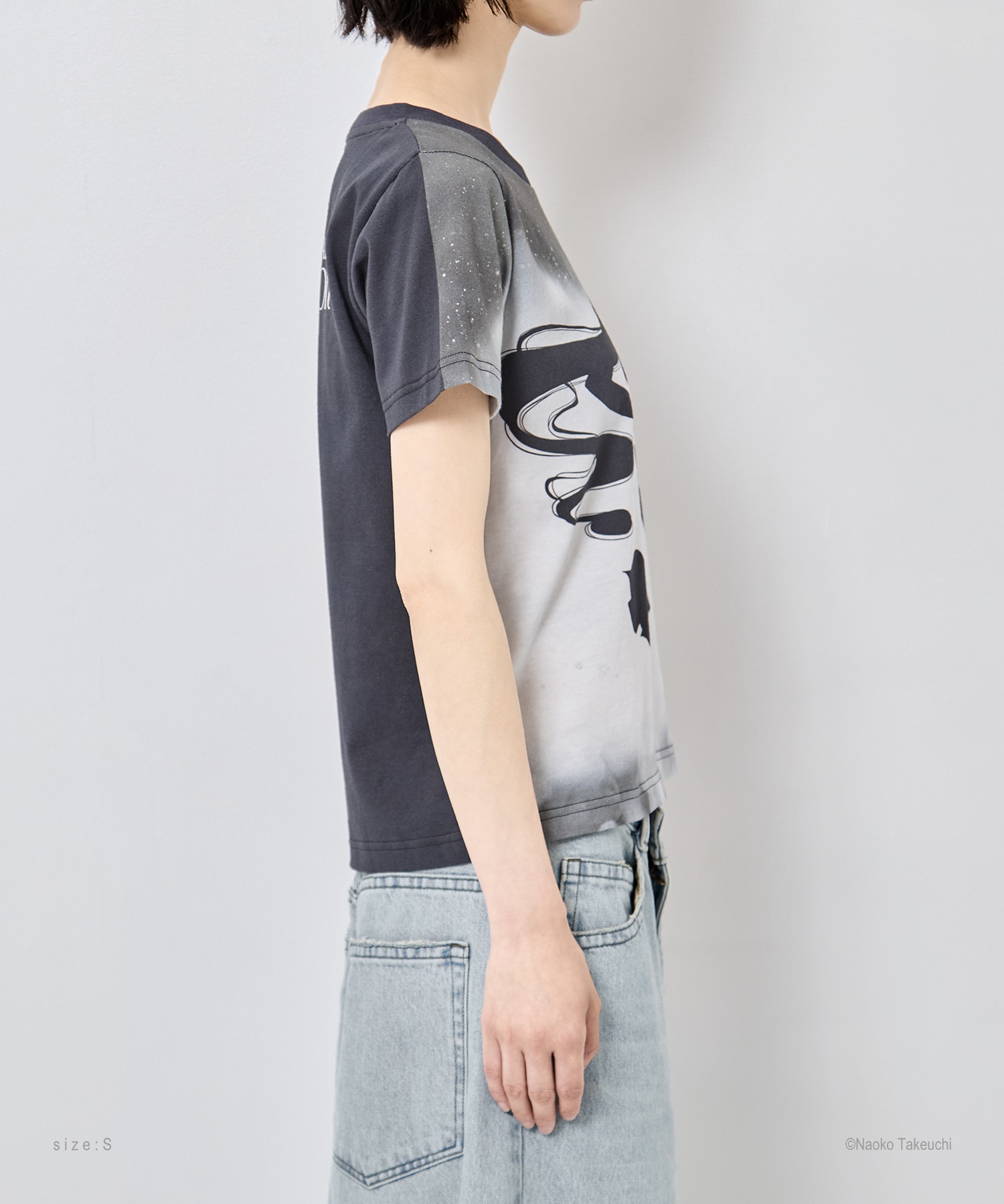 Sailor Moon silhouette T-shirt tanakadaisuke