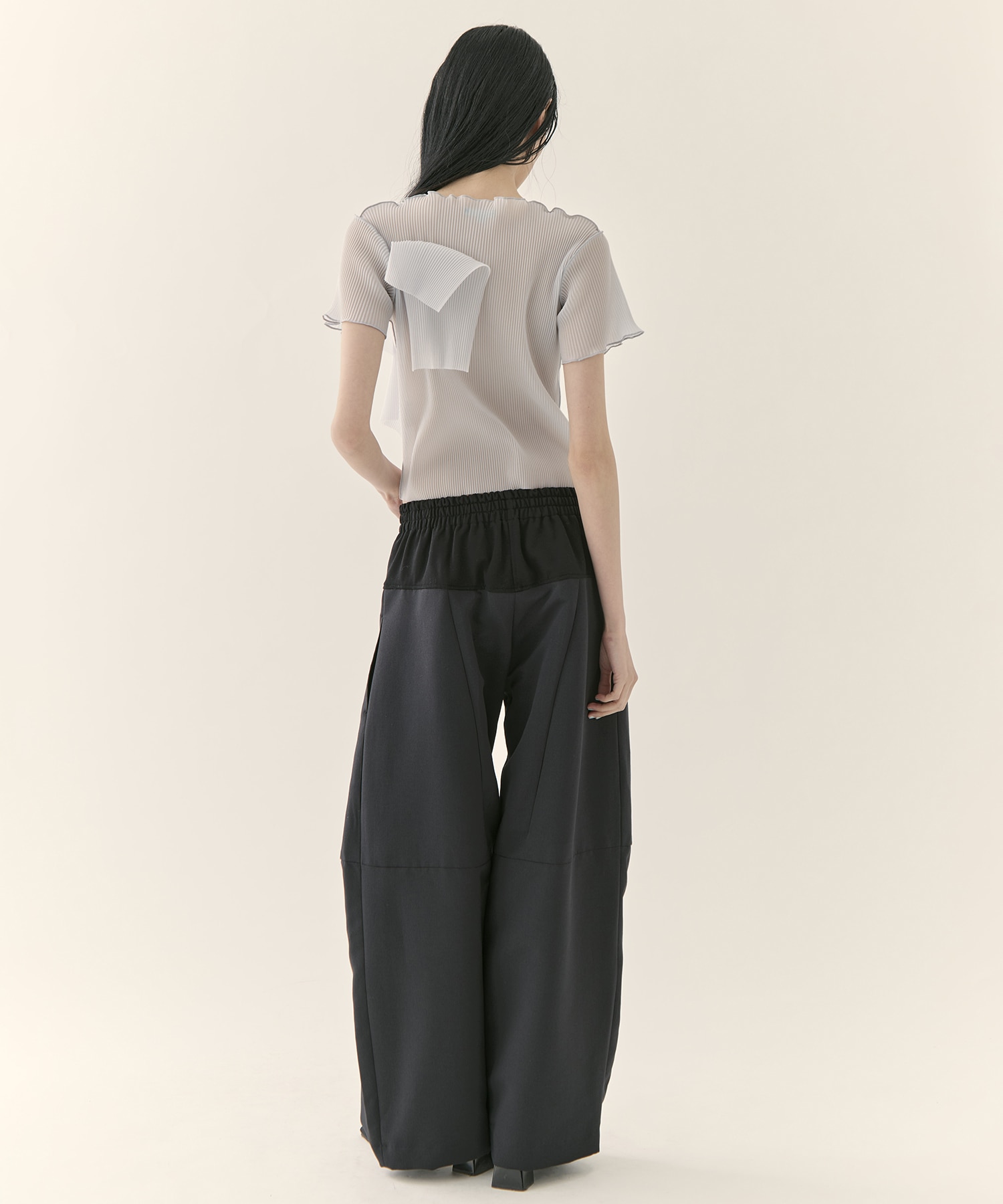 別注 SHEER SHORT SLEEVE TOP kotohayokozawa