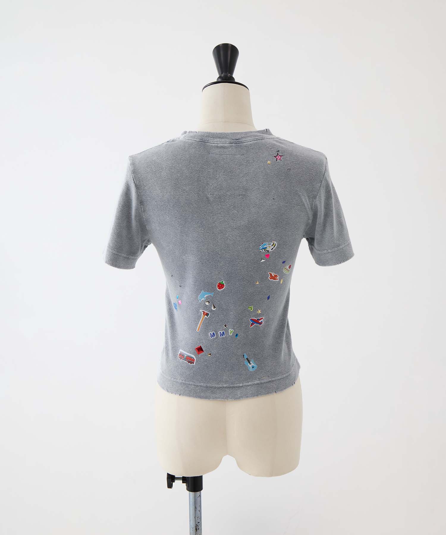 BLEACHED KIDS STICKER MINI TEE Maison MIHARA YASUHIRO