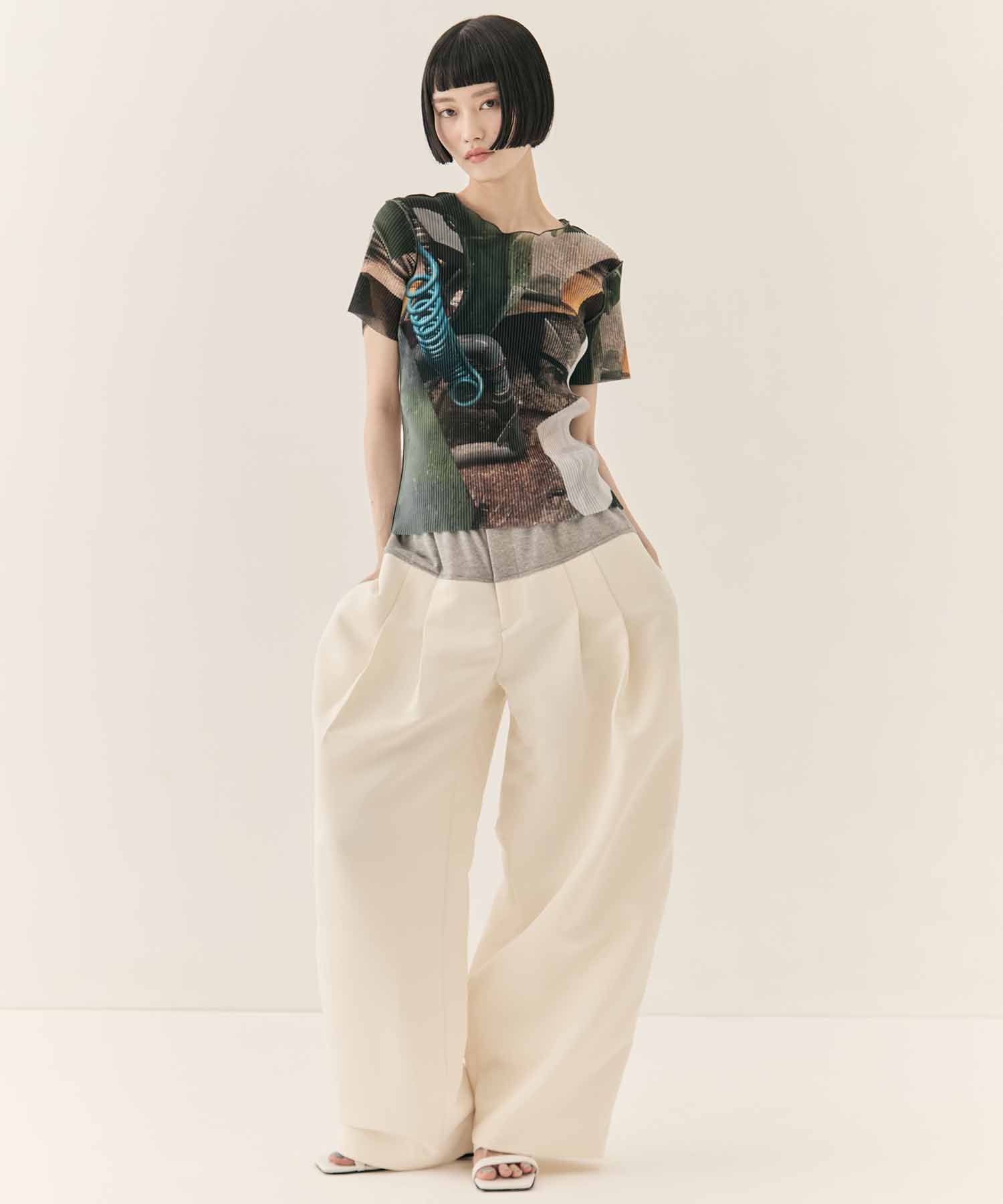 SHEER GRAPHIC TOP kotohayokozawa