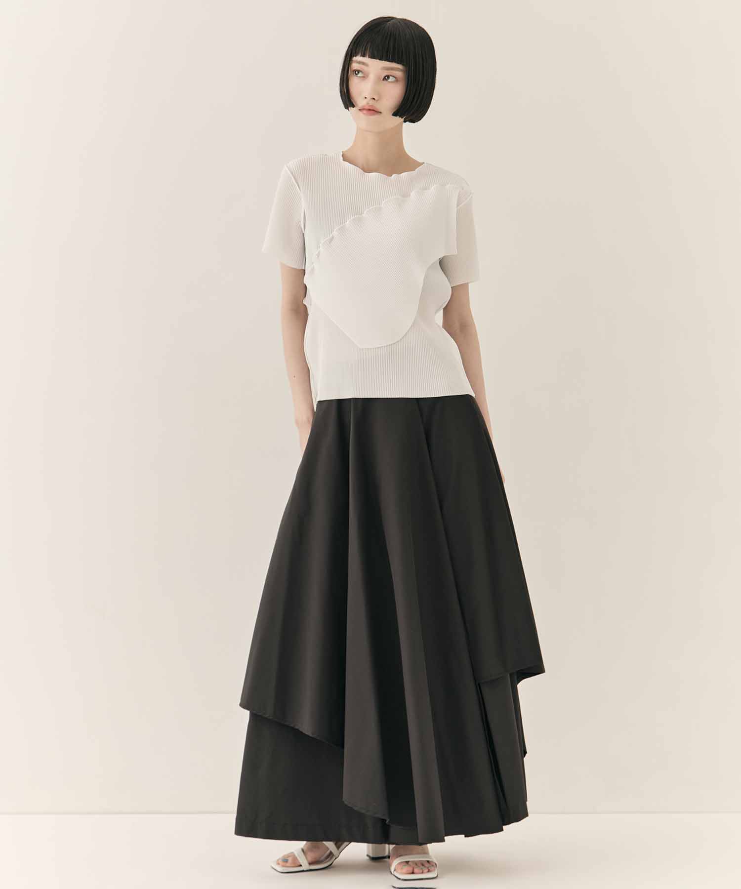 TODO WAVE TOP SHORT SLEEVE kotohayokozawa