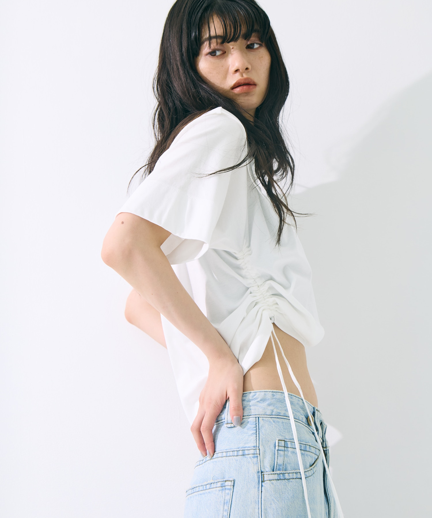 Multi Length Drawstring Tee STUDIOUS
