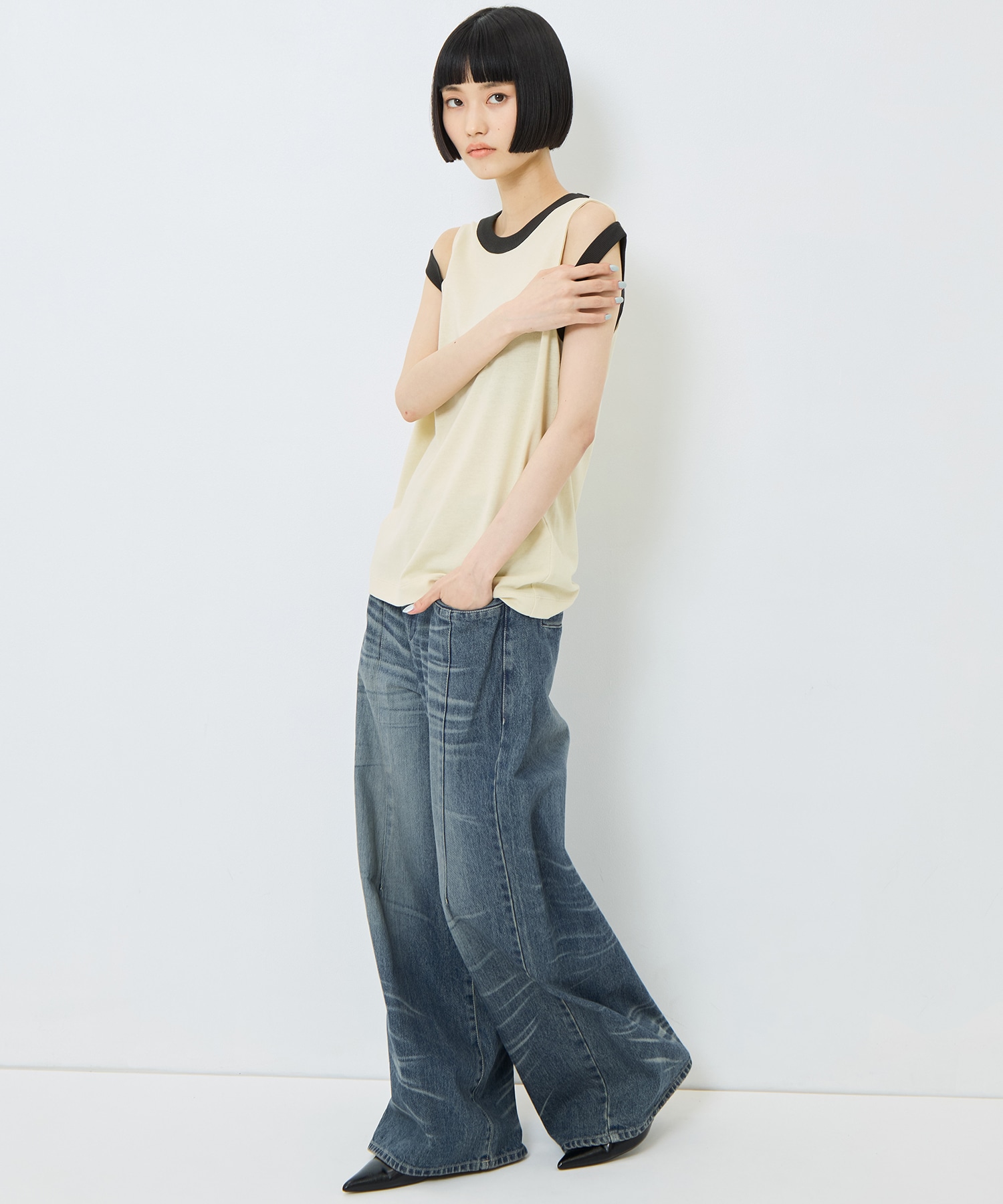 EX.RINGER TANKTOP CINOH