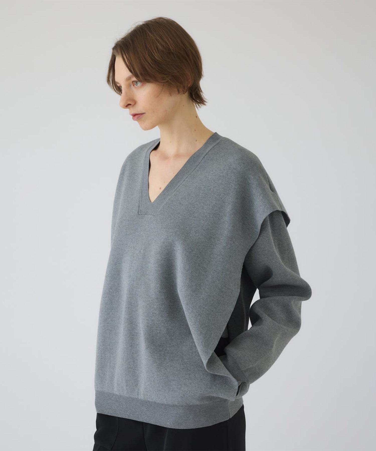 Side open oversized knit PO RIM.ARK
