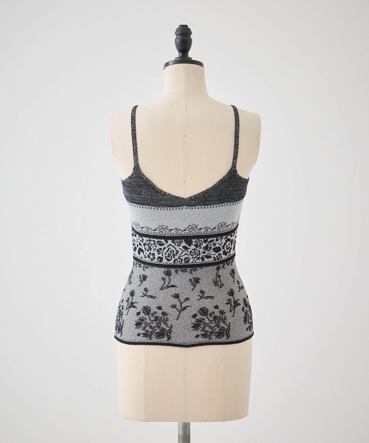Floral Jacquard Knit Camisole Top Mame Kurogouchi
