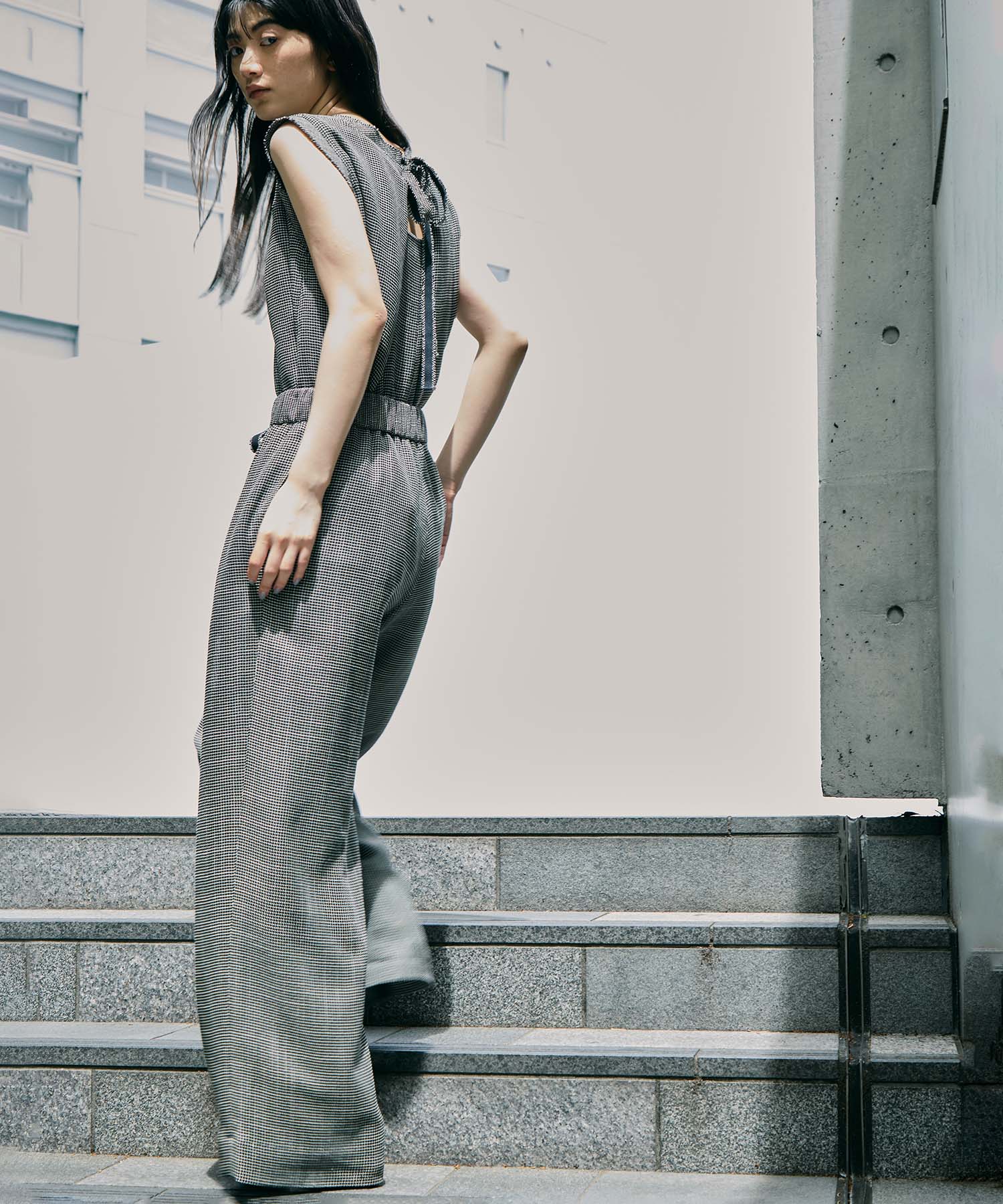 Washable Mesh Relax Trousers STUDIOUS