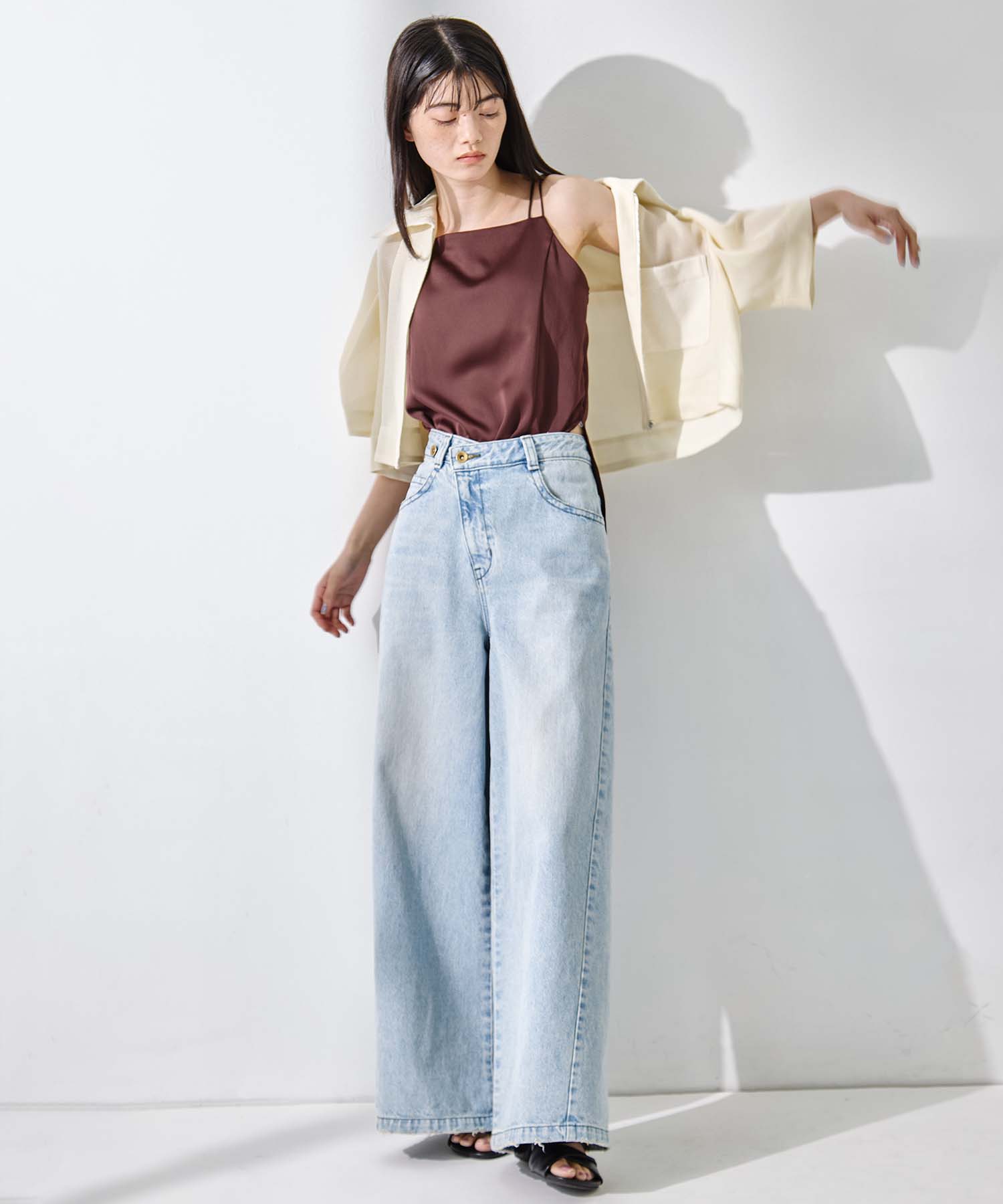 Bleached Baggy Jeans STUDIOUS