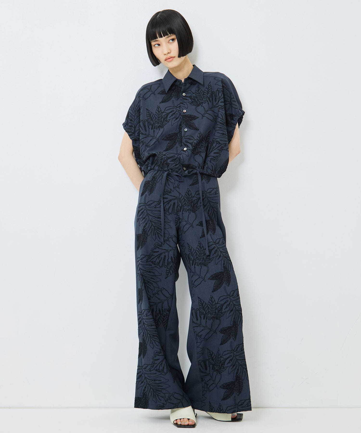 別注 FLOWER LACE POCKET PANTS UJOH