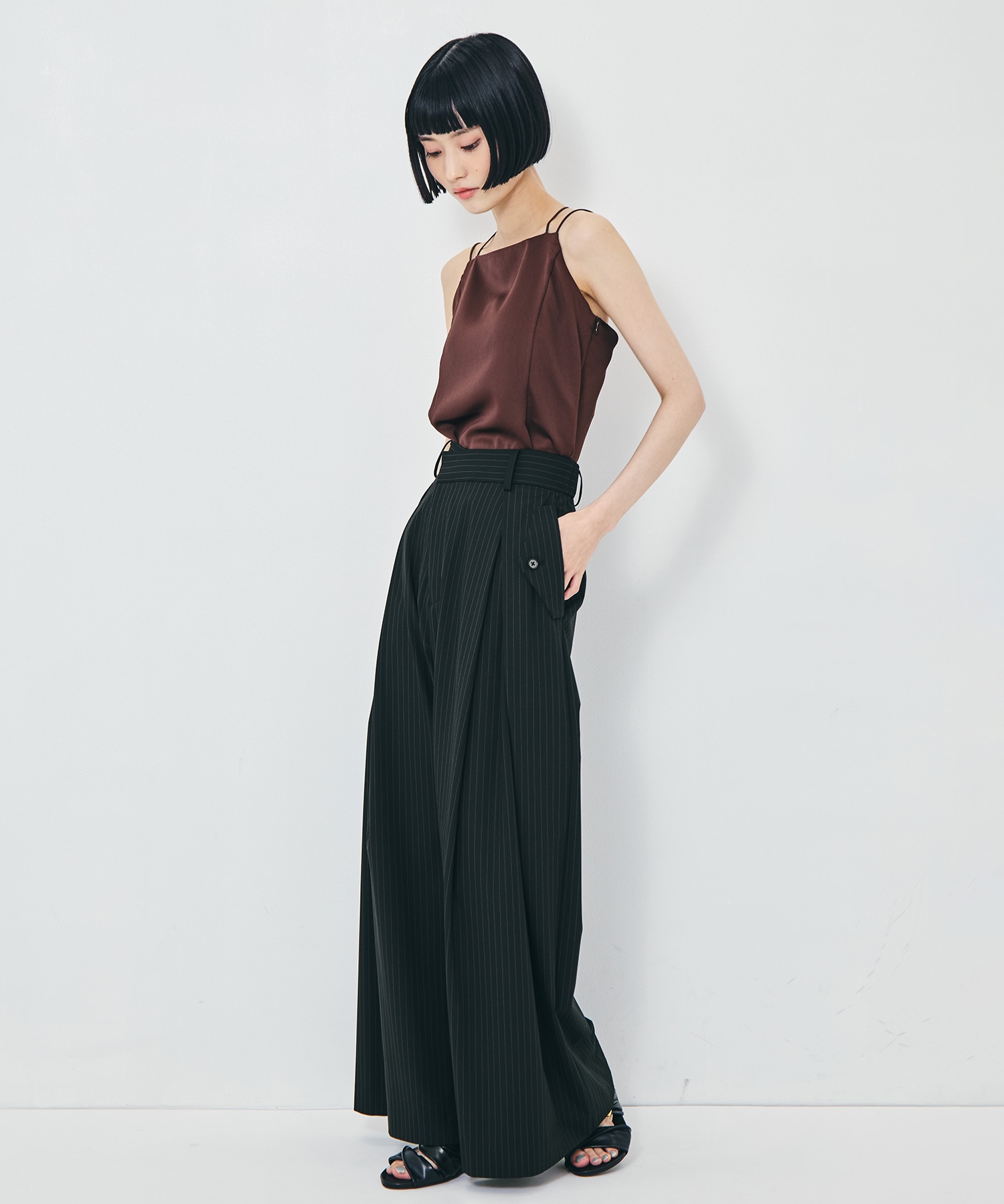 Flap Cargo Wide Pants STUDIOUS