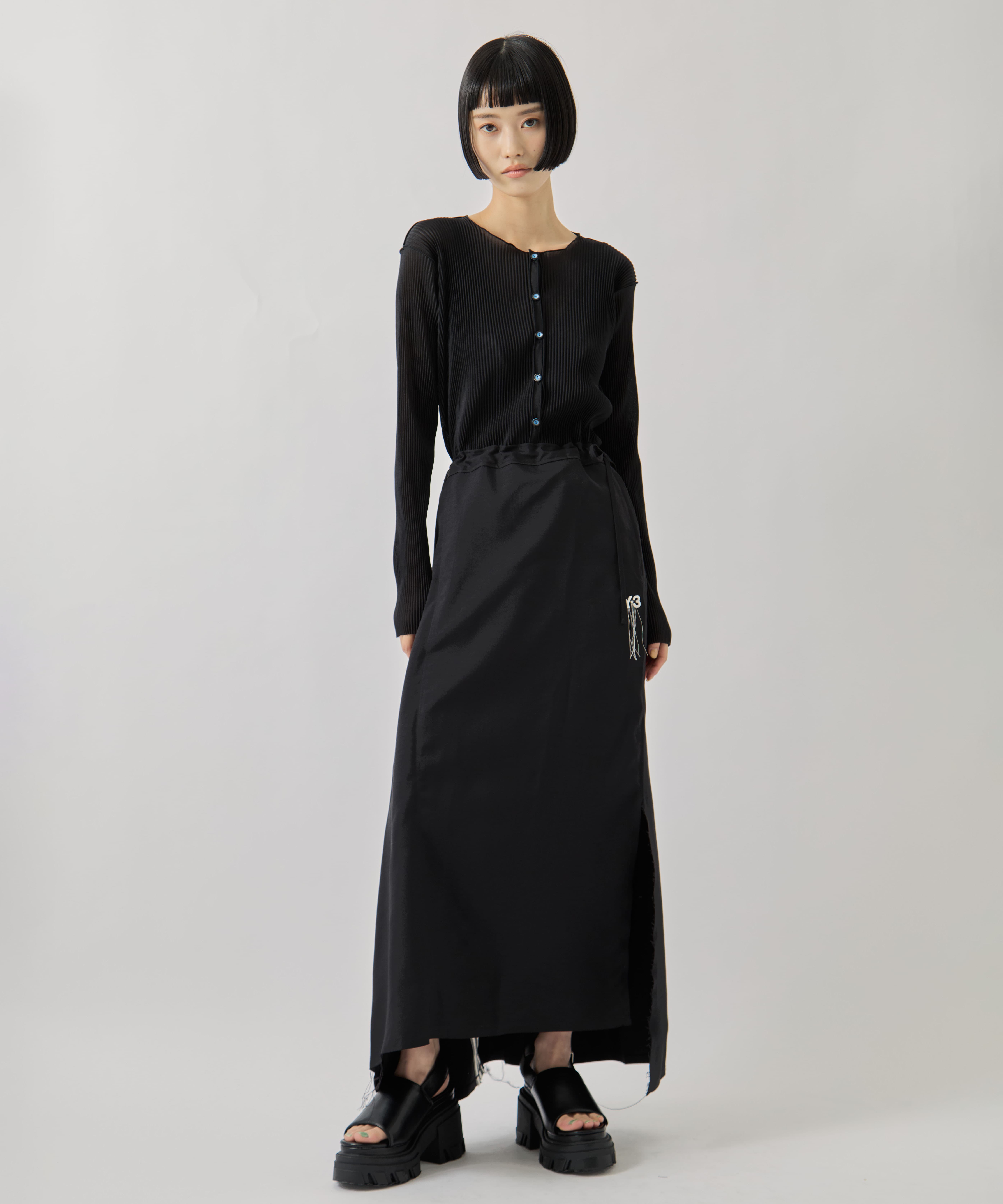 Y3-S26-0000-207/W_SU RC 3S SKIRT BLACK(ロングSK) Y-3