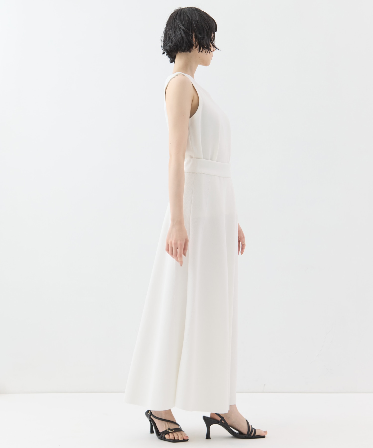 別注knit long flare skirt WRAPINKNOT