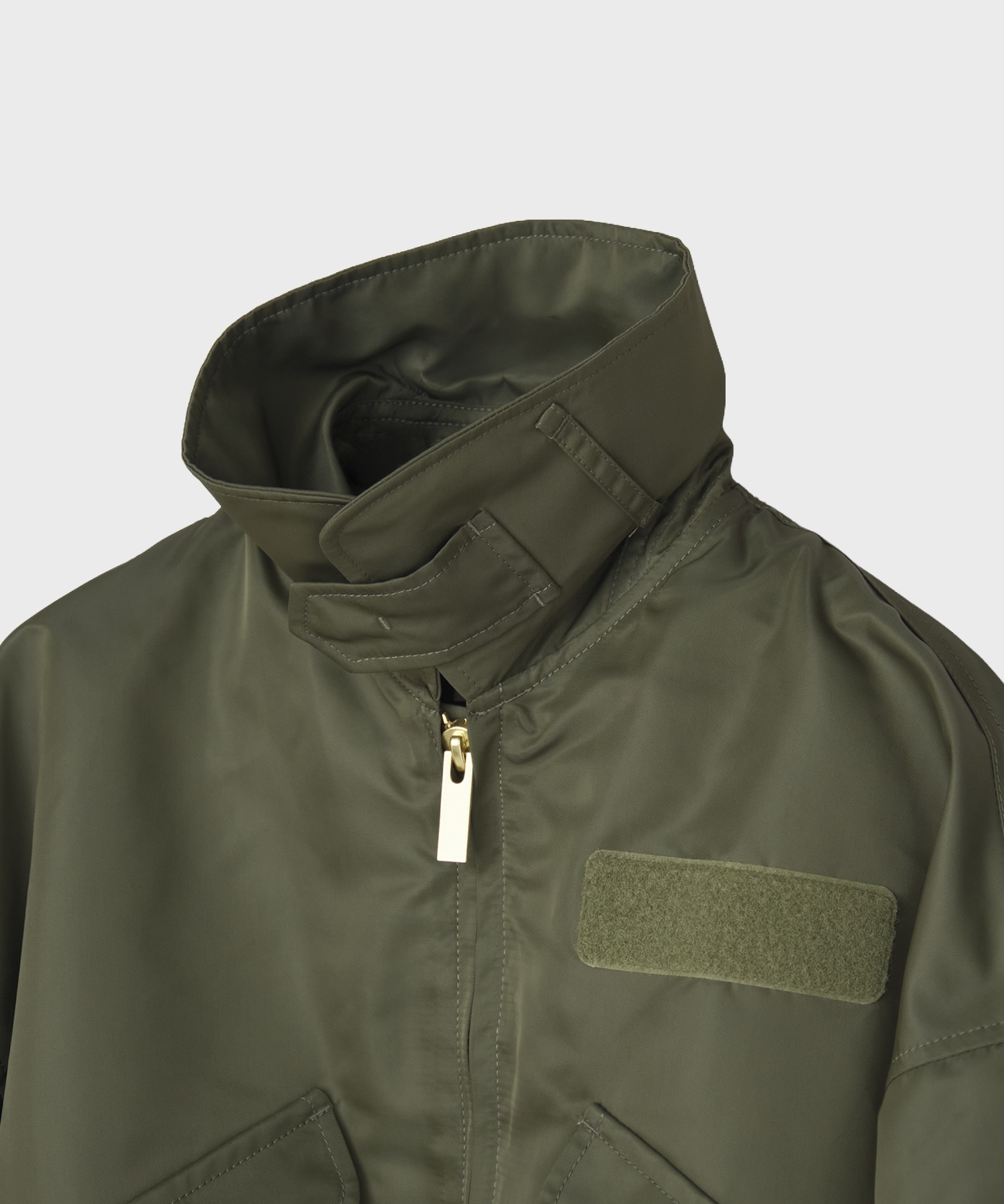 Nylon Twill 3D Embroidery Flight Jacket Mame Kurogouchi