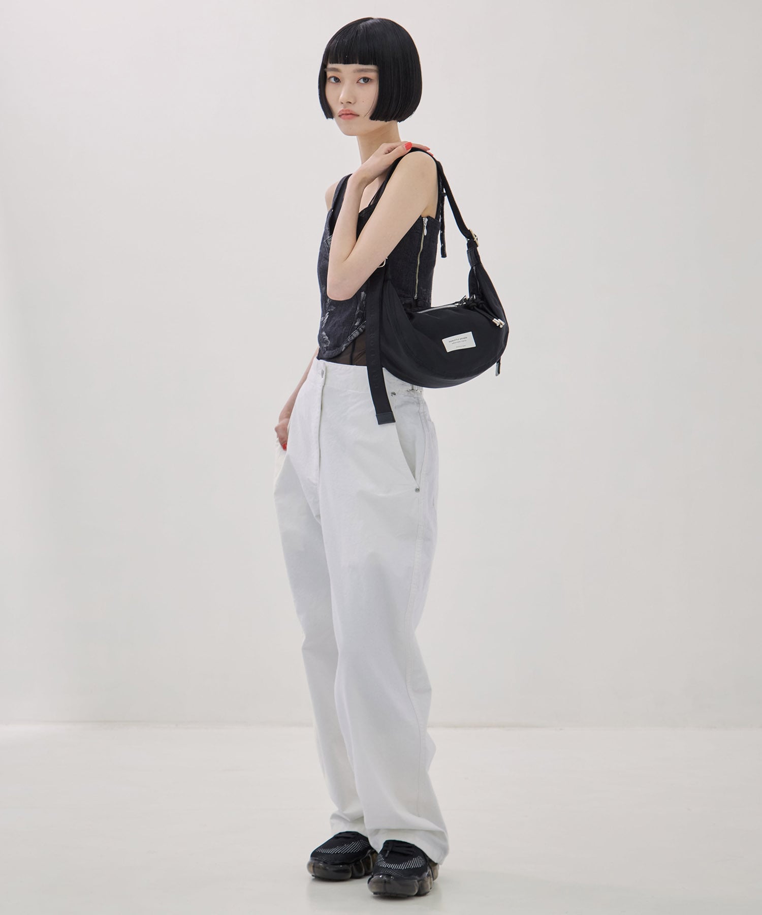 別注nylon moon shoulder bag beautiful people