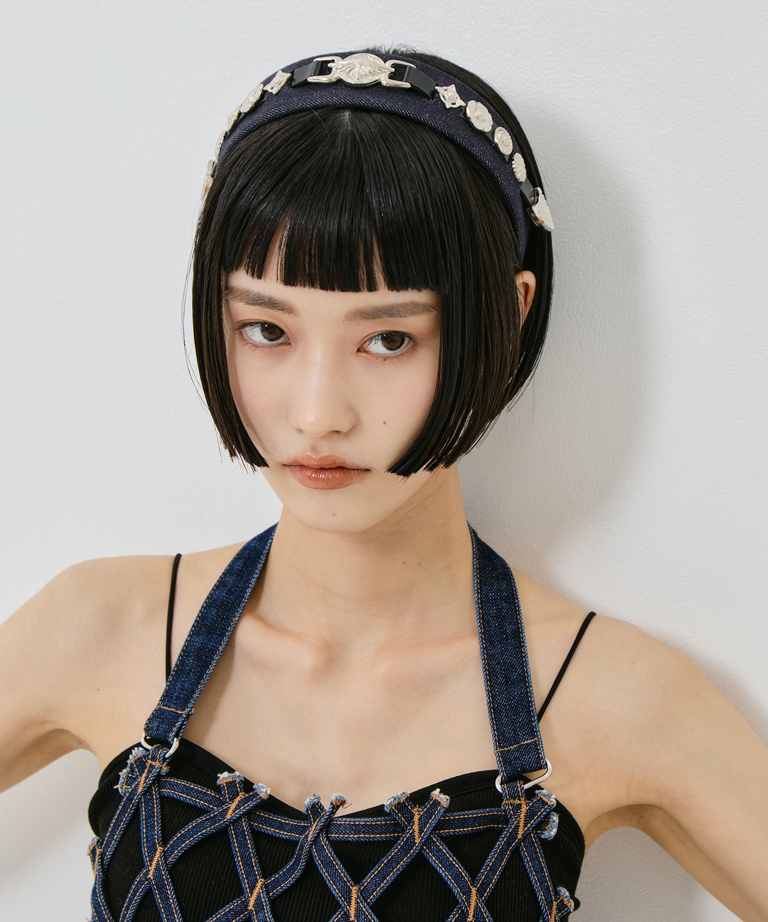 Metal headband TOGA