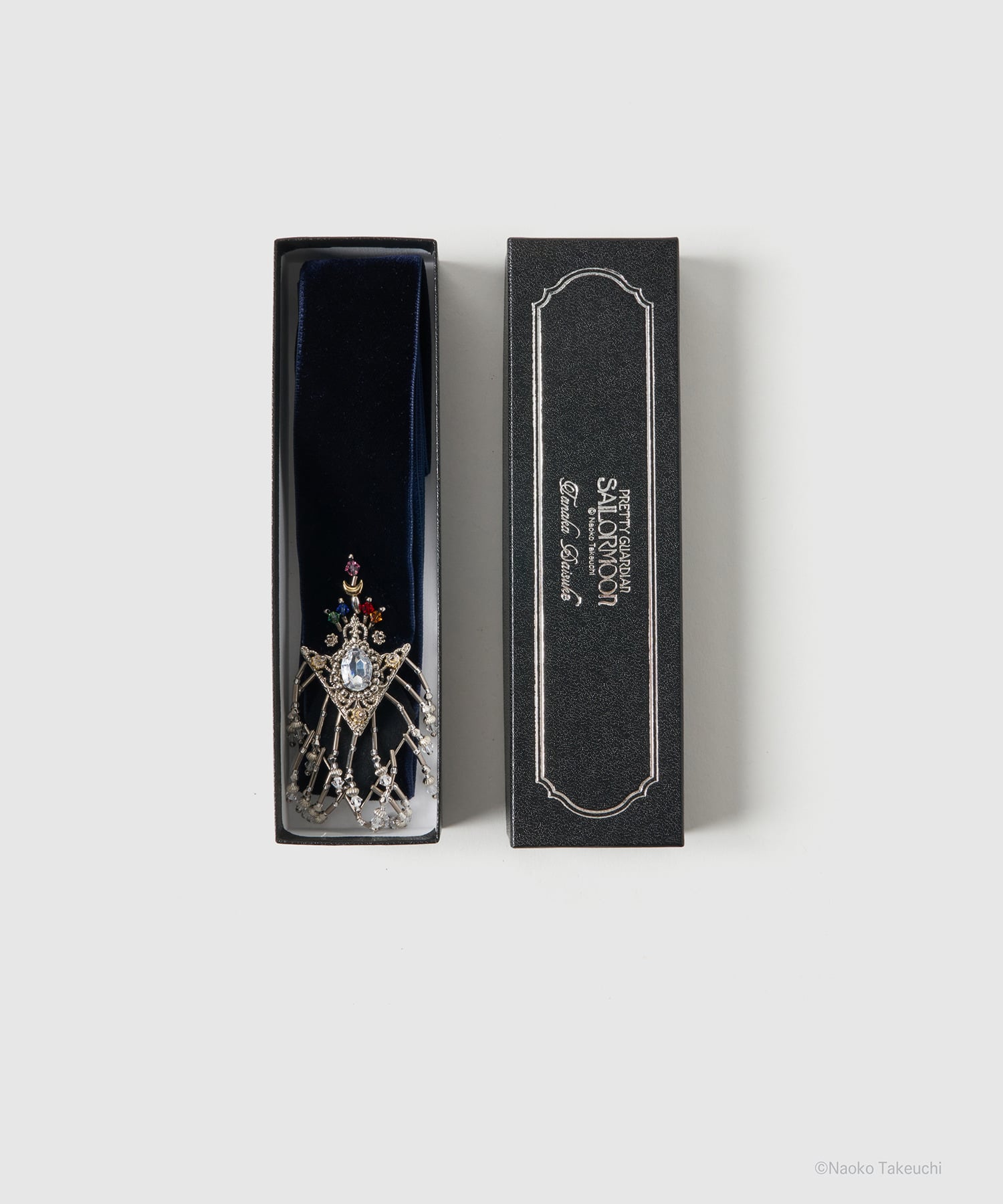 5 Sailor Guardians crystal silver tip velvet long ribbon tanakadaisuke
