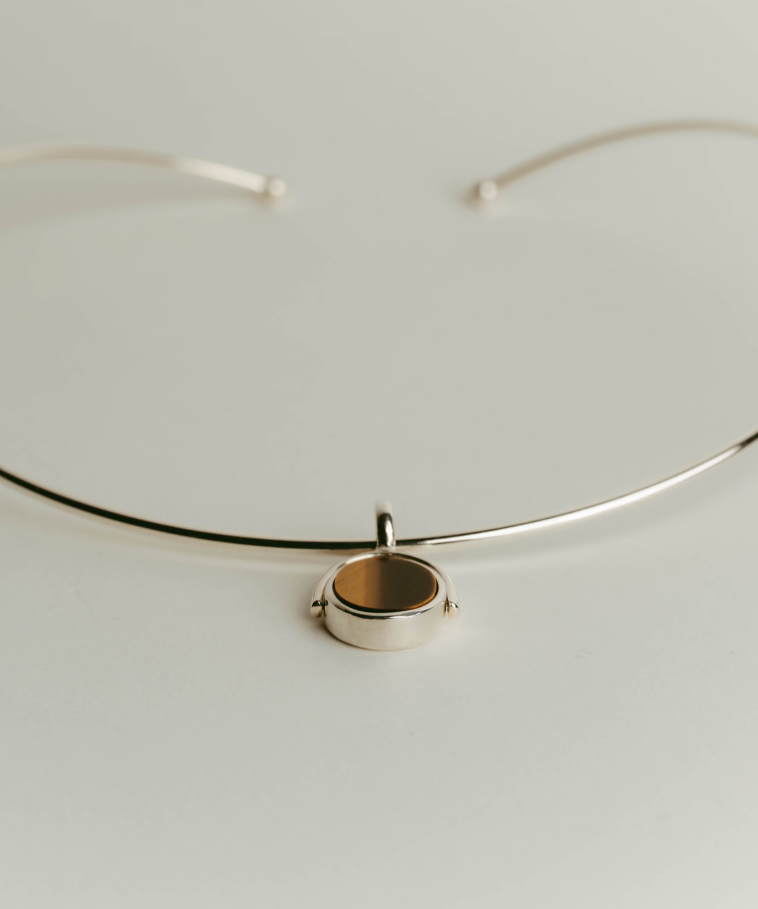 two sides necklace Tiger eye BRKUMO
