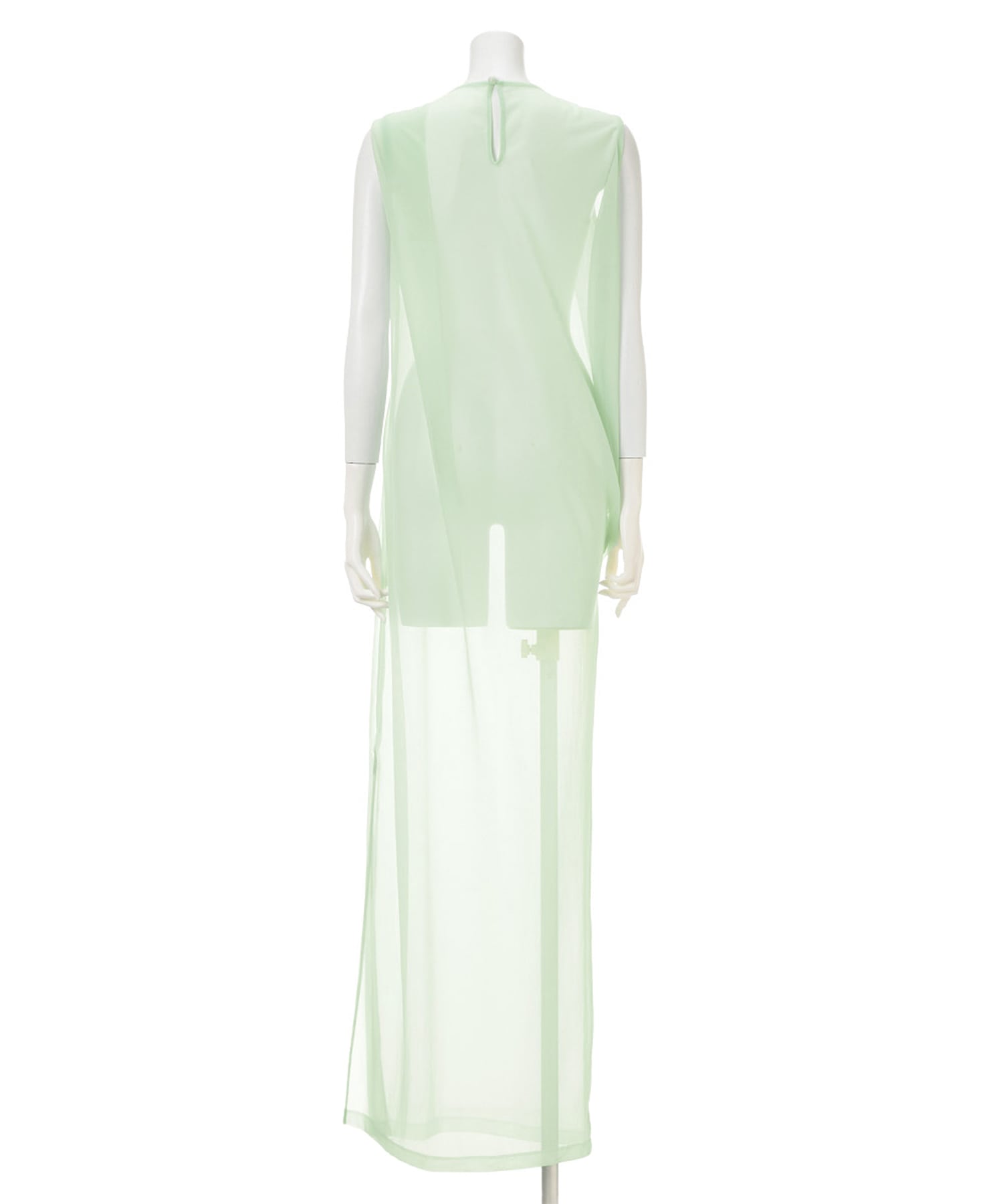 Draped Jersey Sheer Dress Mame Kurogouchi