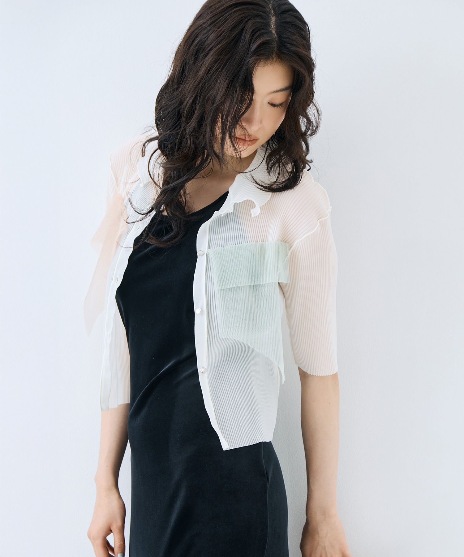 別注シアーラメポロトップス(FREE IVORY): kotohayokozawa: WOMENS