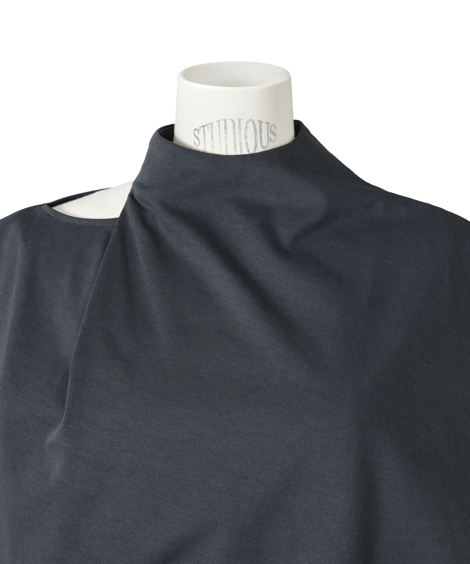 Cotton Jersey Asymmetric Dress Mame Kurogouchi