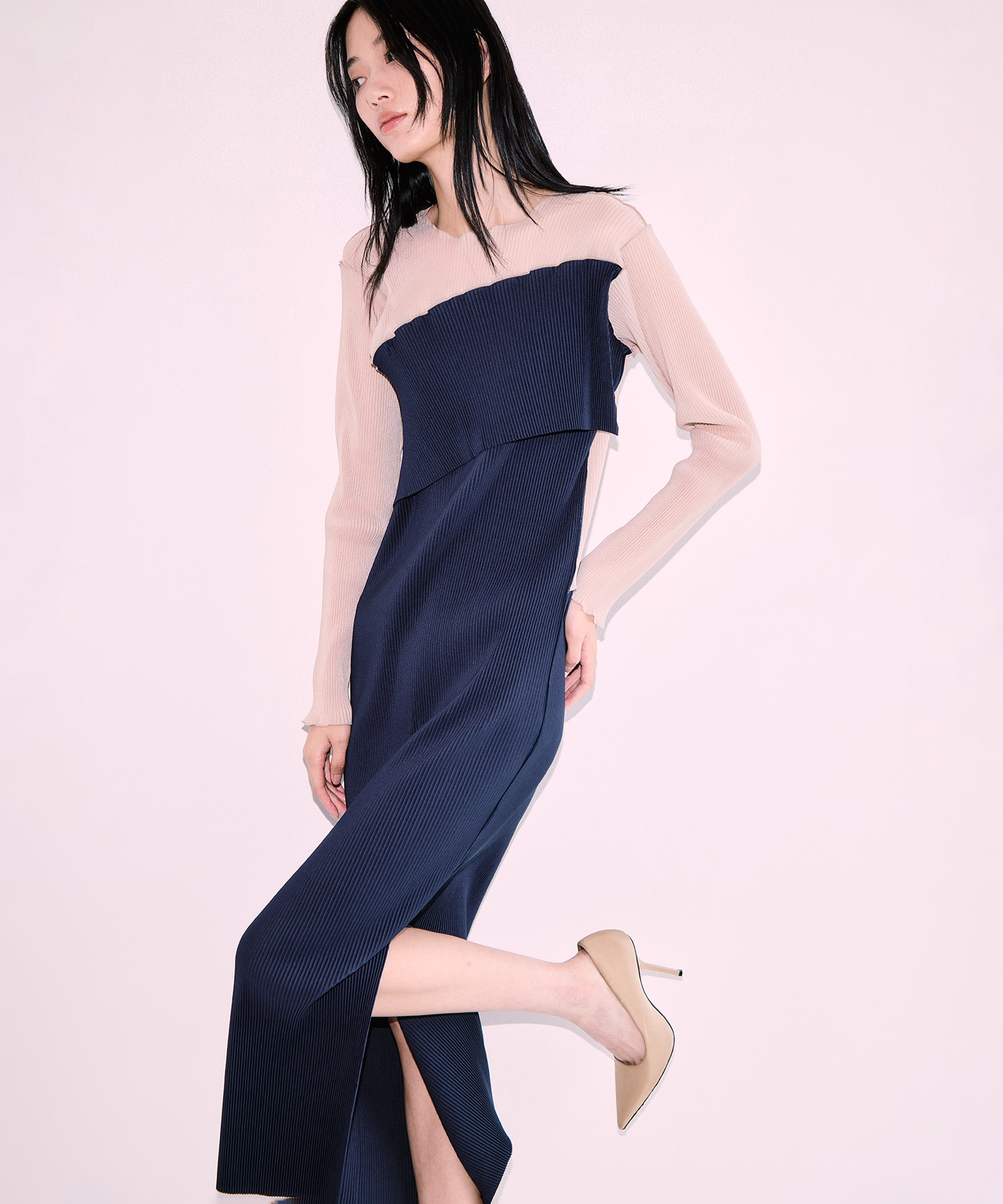 別注 SHEER DOCKING DRESS kotohayokozawa
