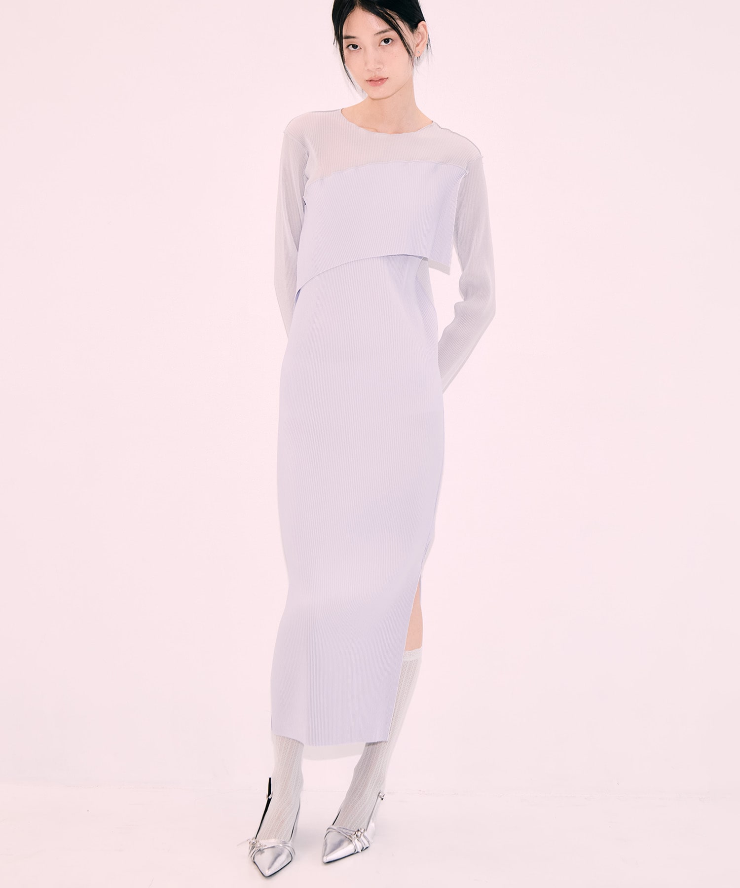 別注 SHEER DOCKING DRESS kotohayokozawa