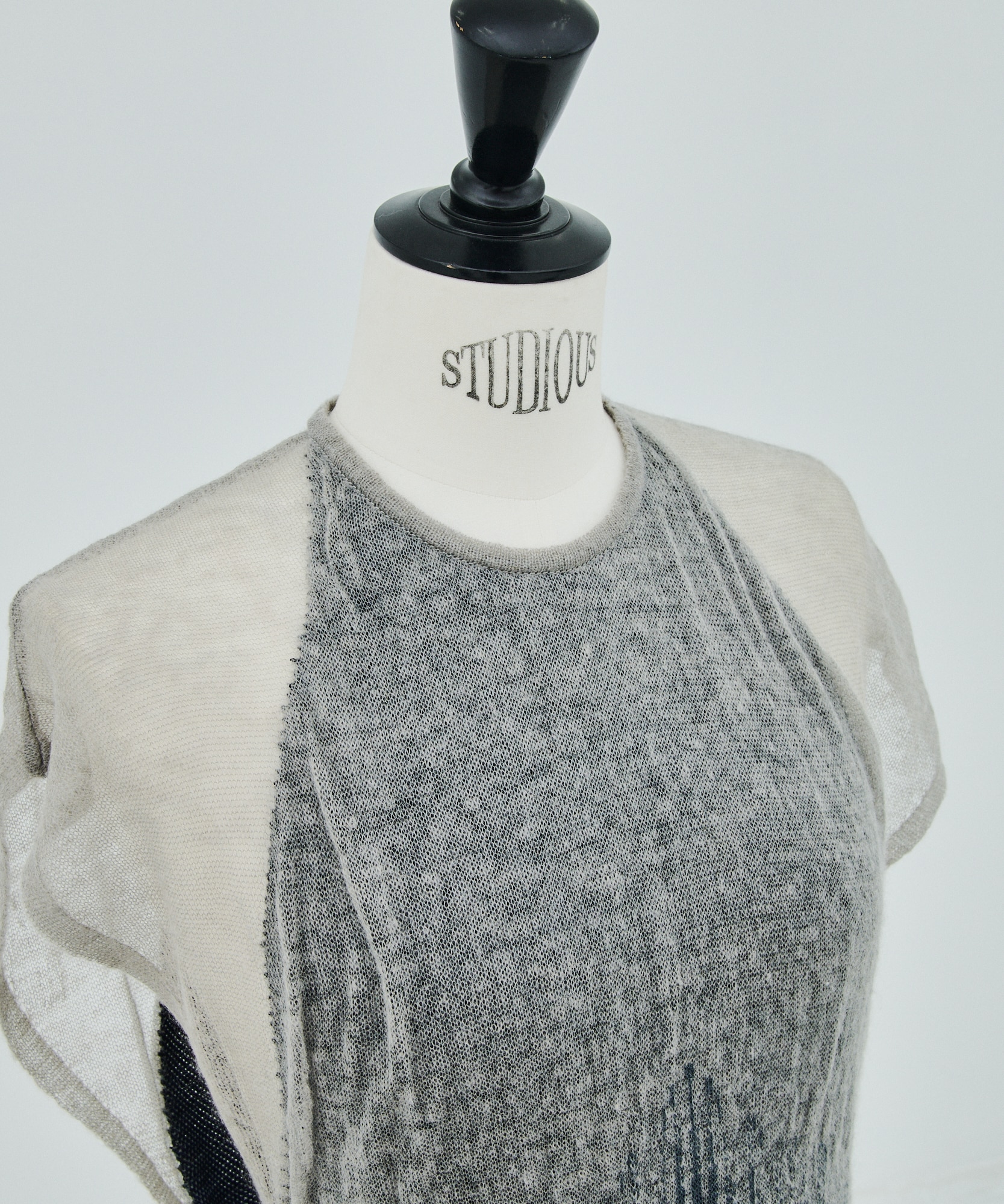 Sheer Jacquard Knit Dress Mame Kurogouchi