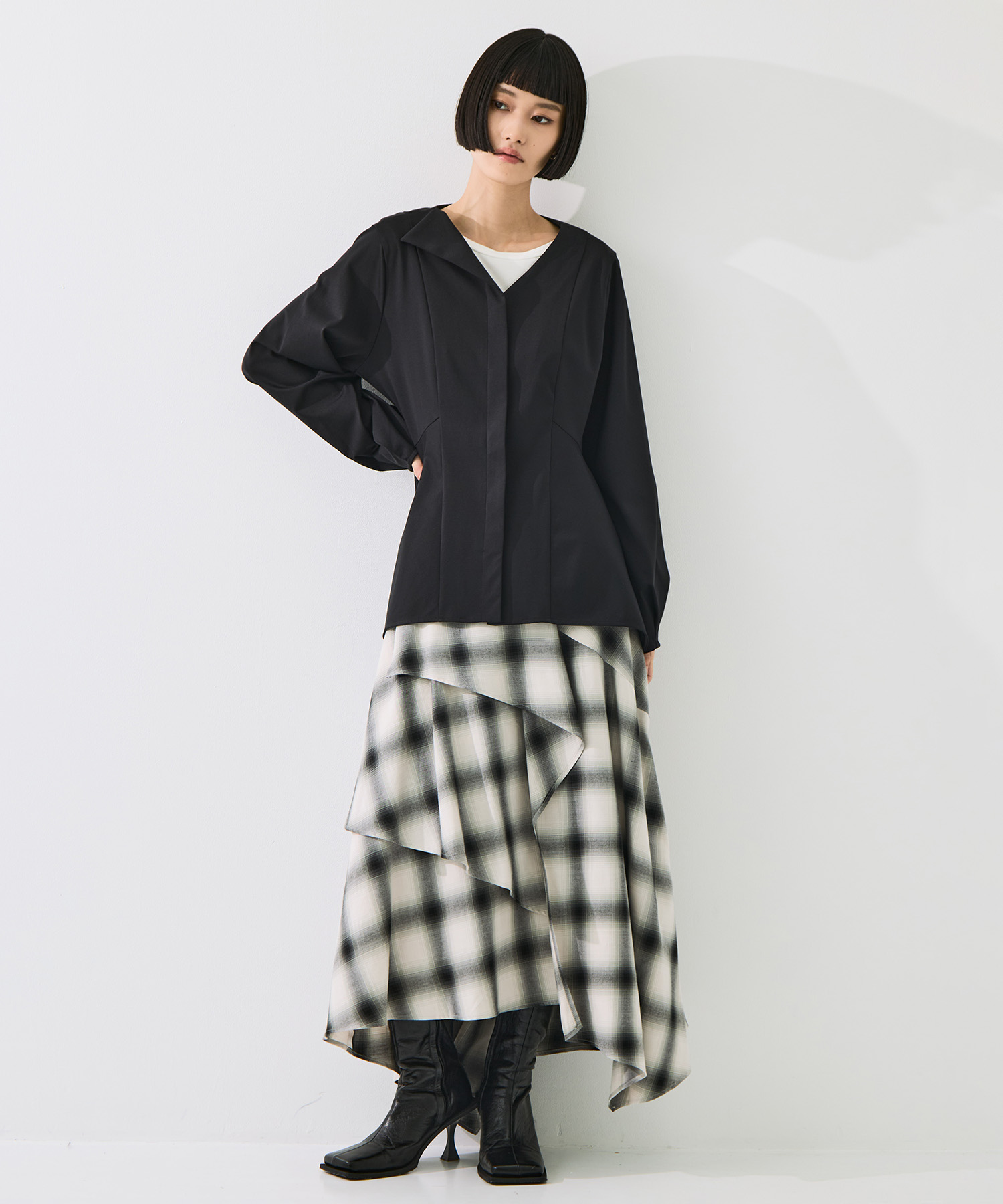 Form Peplum Tops STUDIOUS