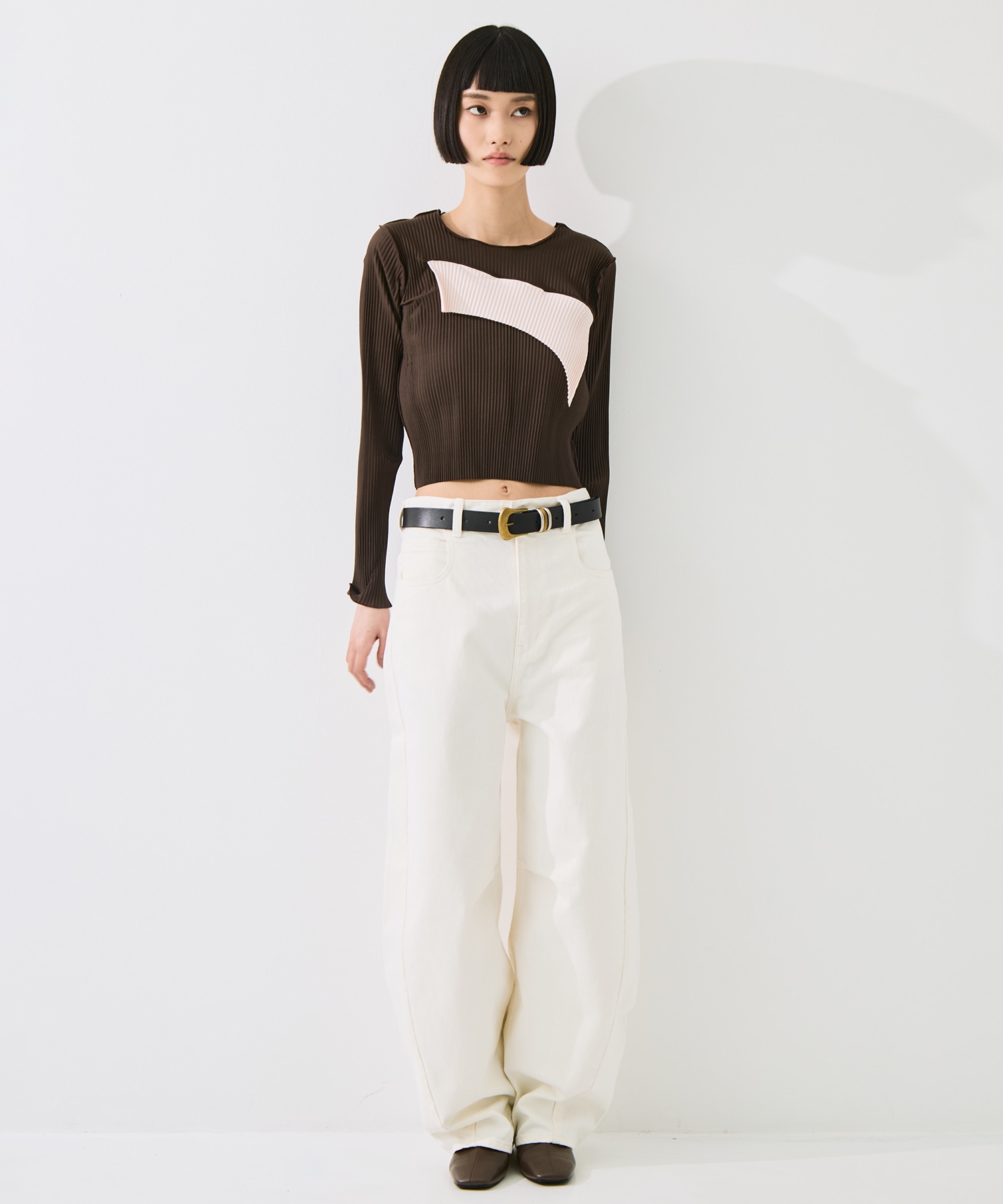 todo TINY WAVE TOP *LONG SLEEVE kotohayokozawa