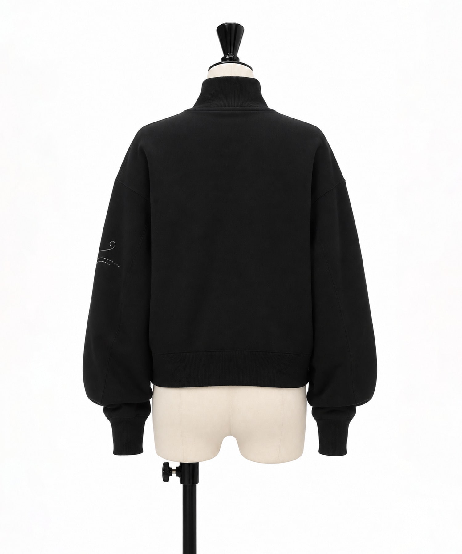 Landscape Embroidery Half Zipped Sweatshirt Mame Kurogouchi