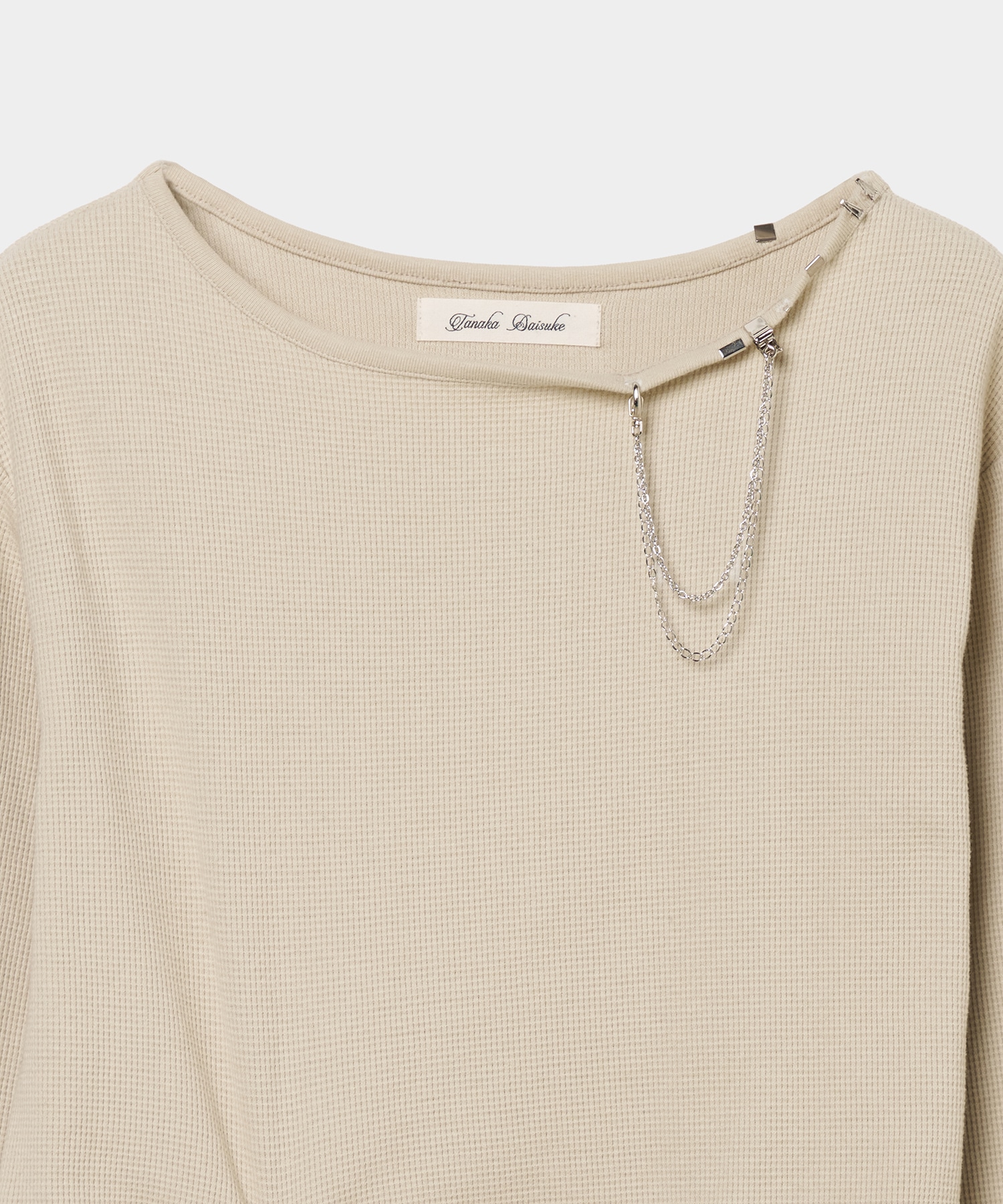 body piercing long sleeve　pullover tanakadaisuke