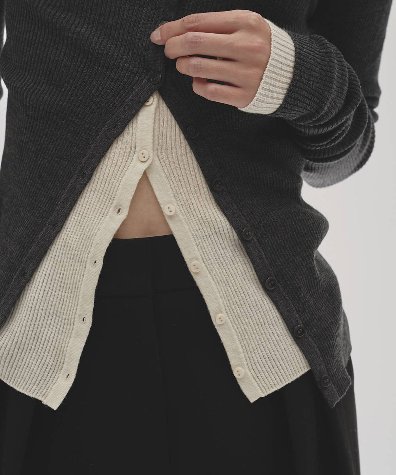 Silkwool Knit Cardigan TODAYFUL