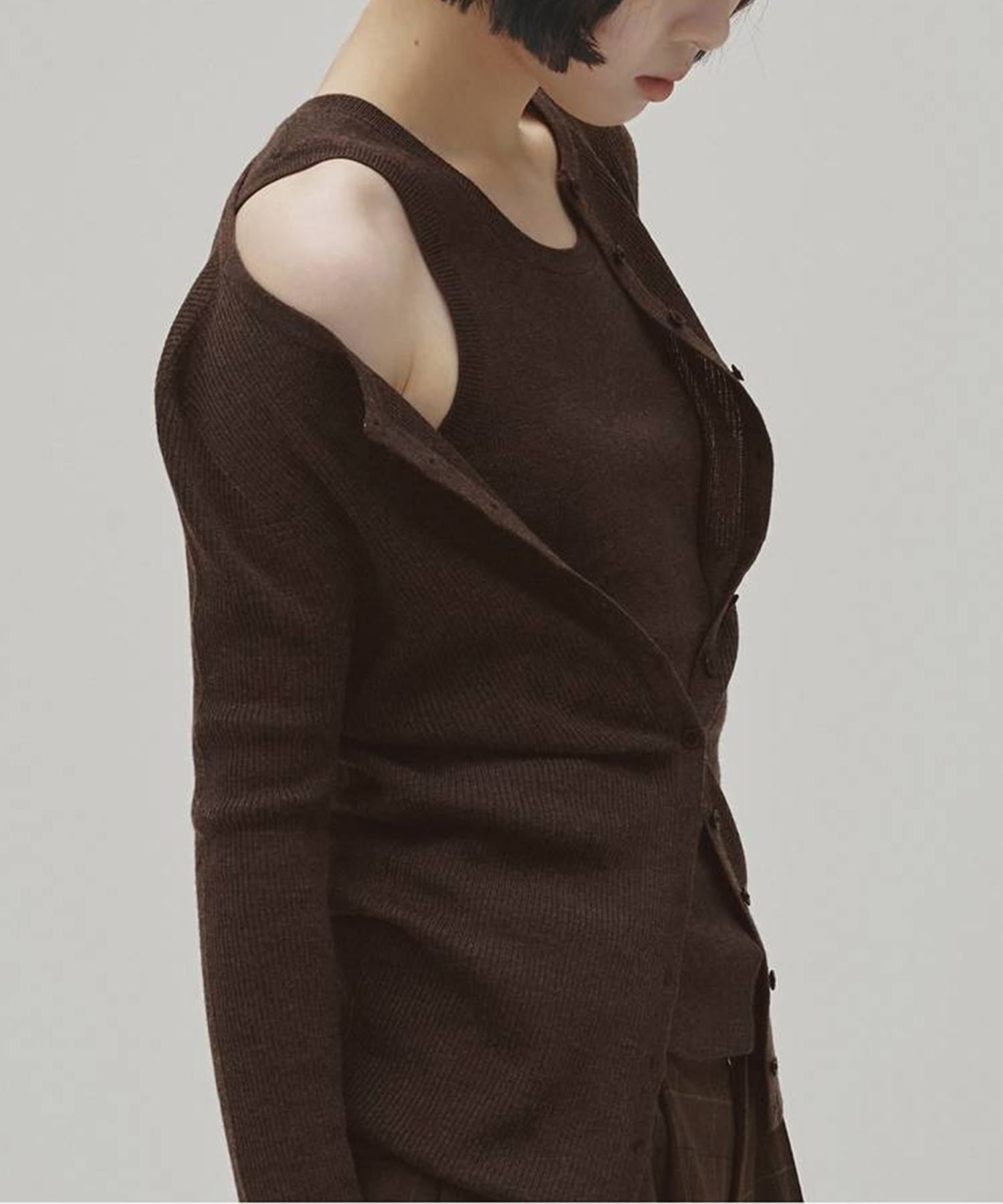Silkwool Knit Cardigan TODAYFUL