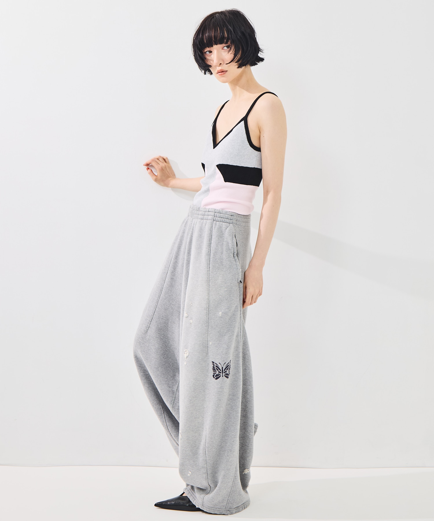 Deconstructed H.D Sweat Pants Needles