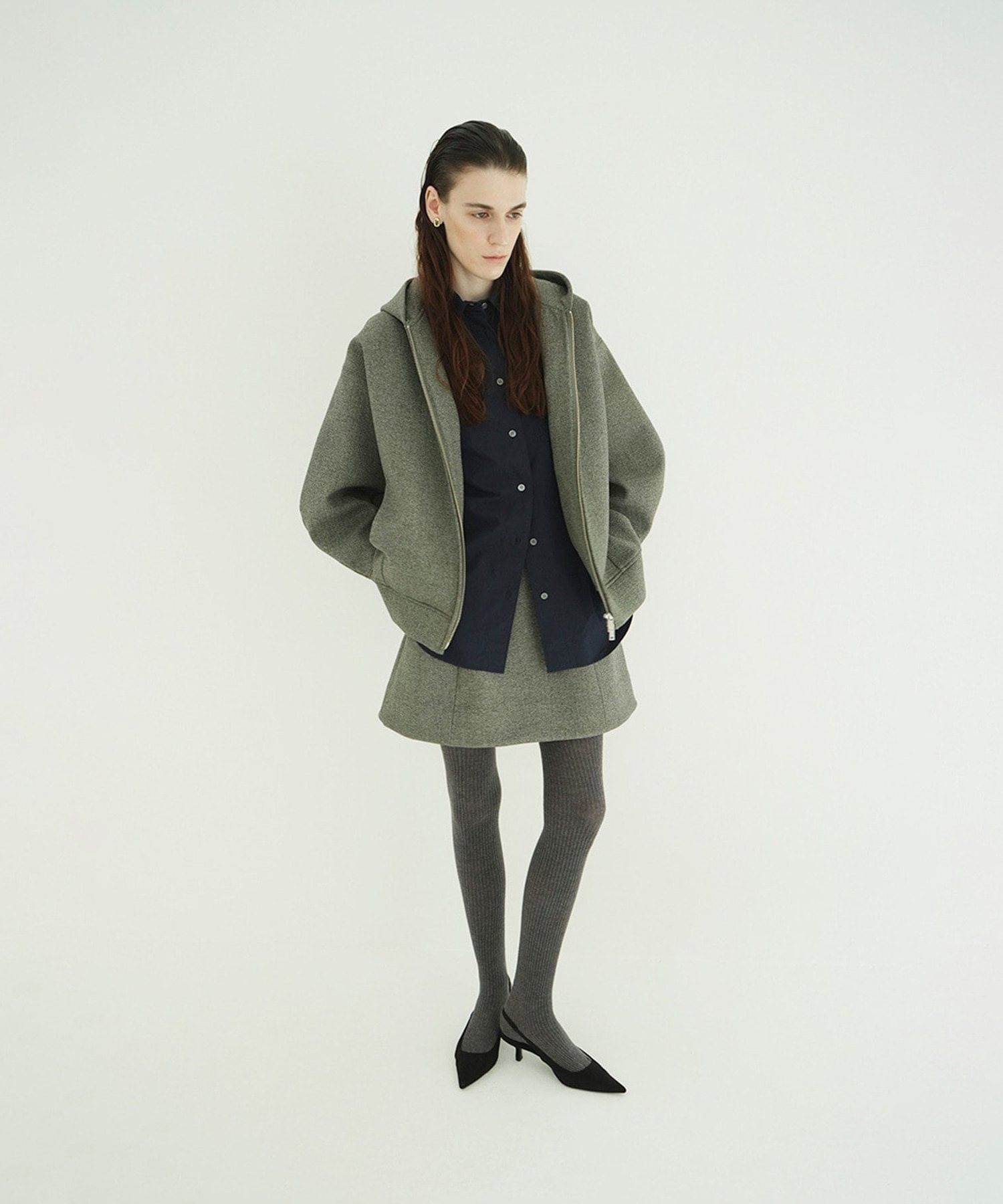 CONSTRUCTIVE MINI SKIRT CLANE