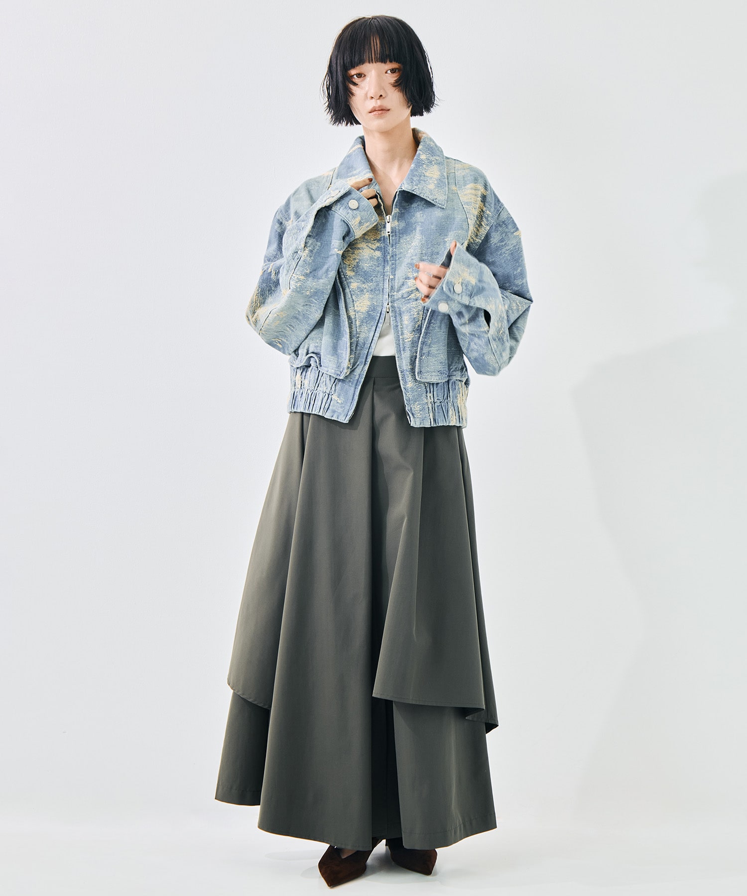 DENIM BLOUSON TAAKK