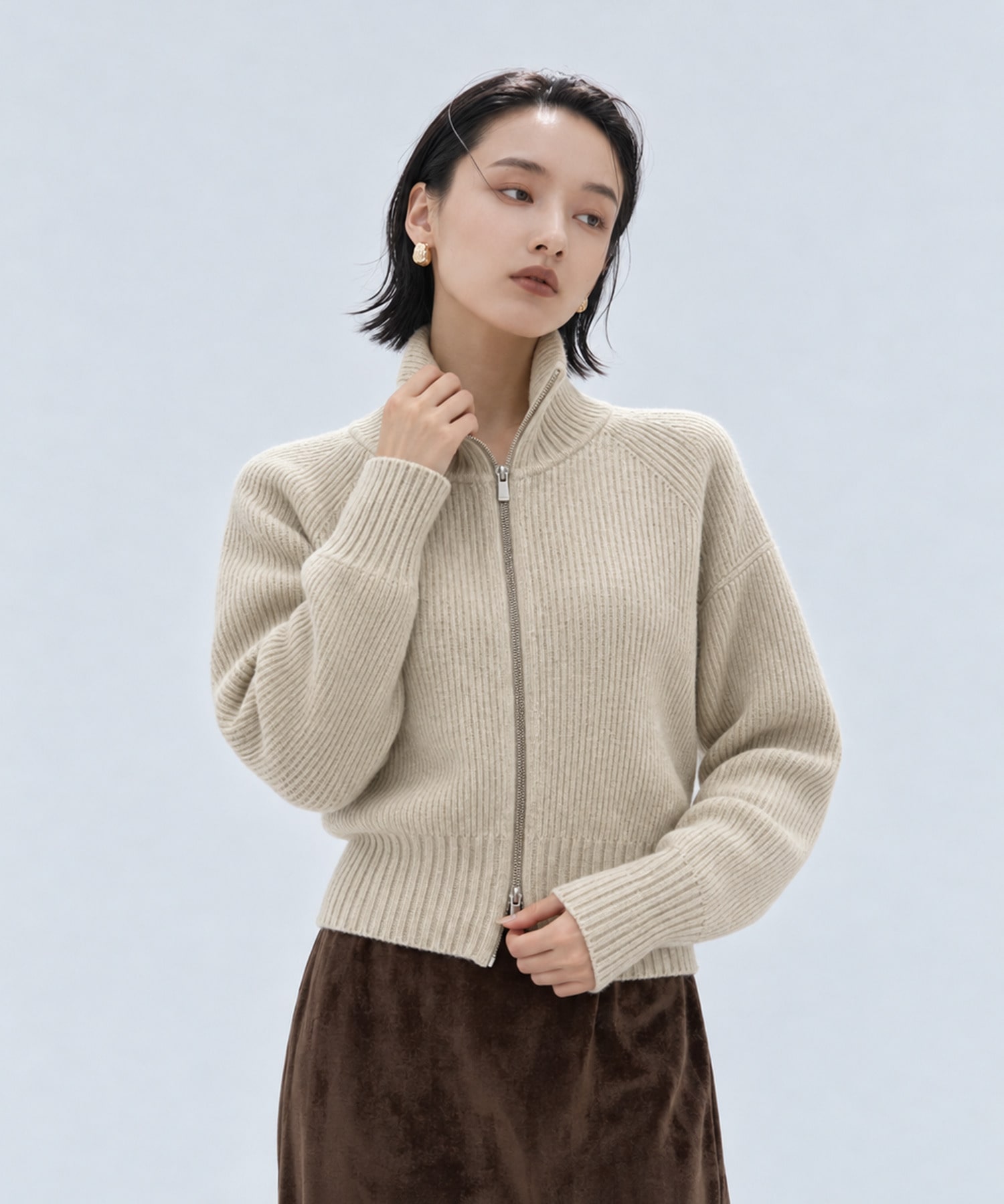 Cashmere Wool Drivers Knit STUDIOUS