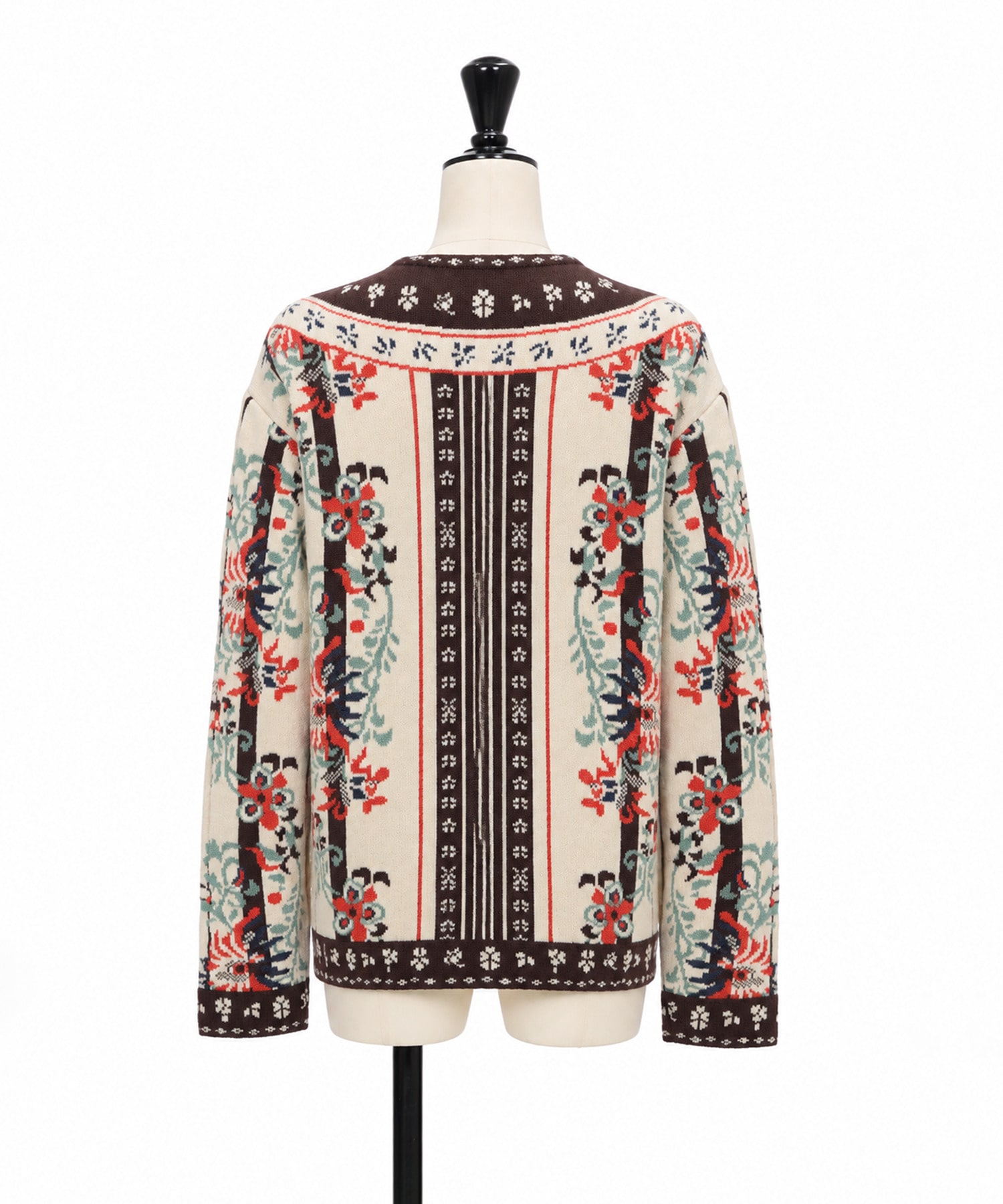 Floral Arabesque Knit Jacket Mame Kurogouchi