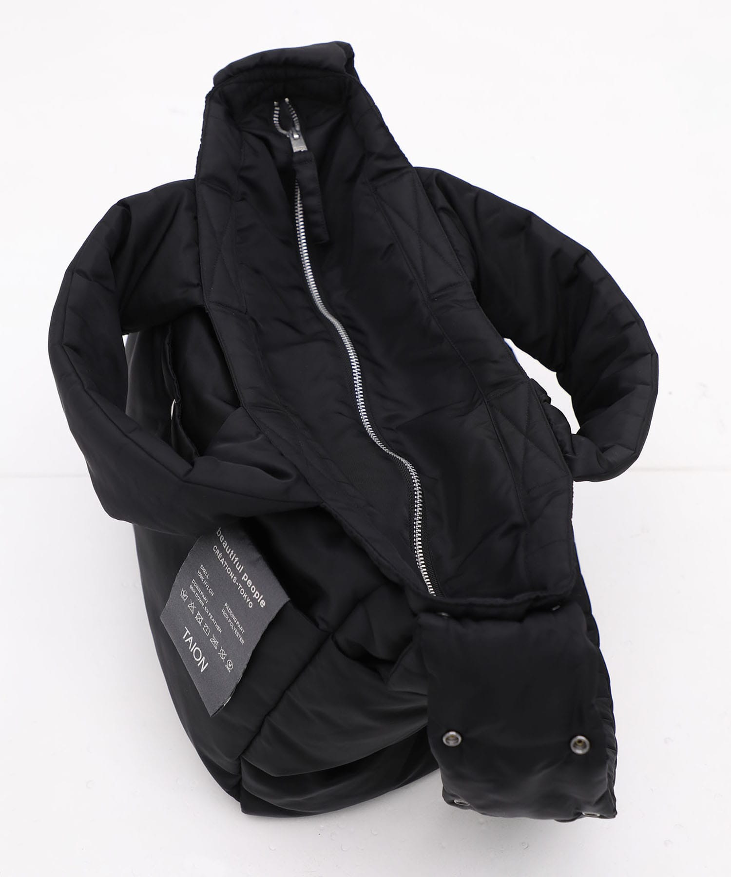 別注 DOWN PUFFER SHOULDER BAG beautiful people