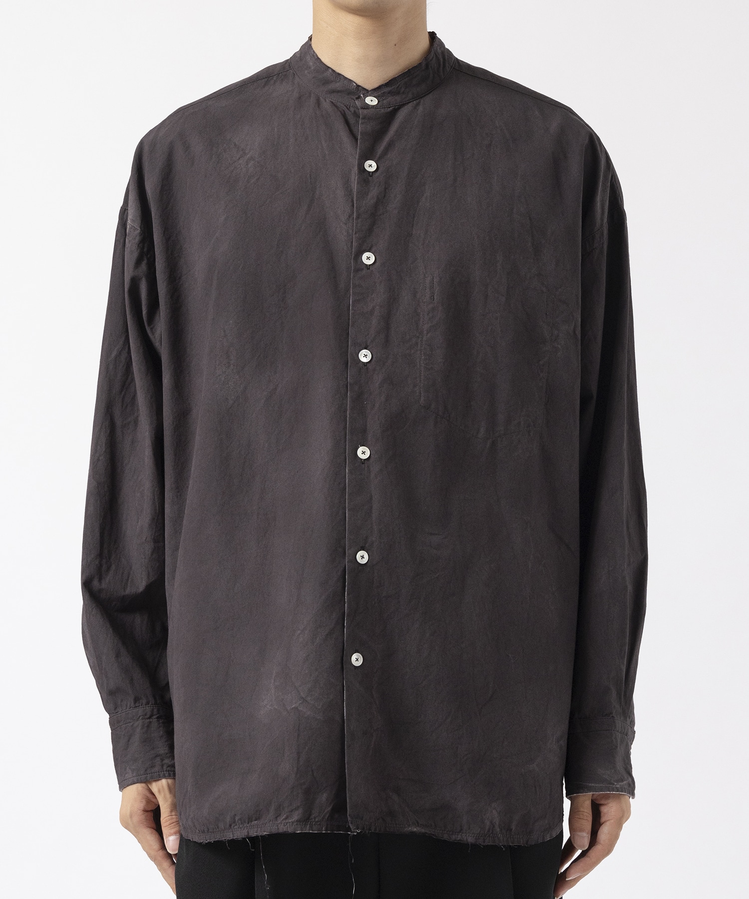 SPRAY DYING NO COLLAR SHIRT CURRENTAGE